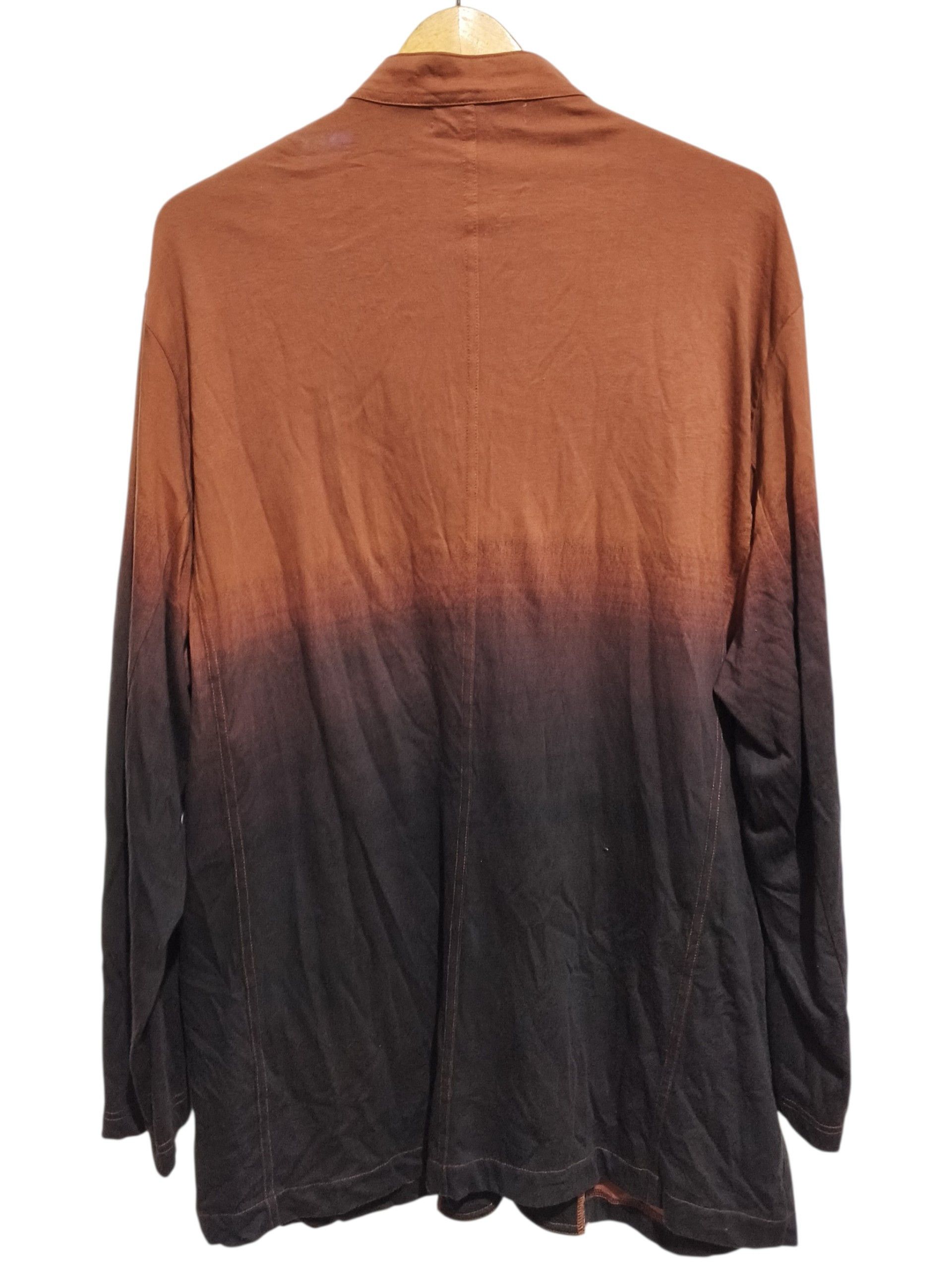 Hiroko Koshino Homme Hiroko Koshino Homme Ombre Fade Jacket Japanese Avant Garde Size US L / EU 52-54 / 3 - 2 Thumbnail