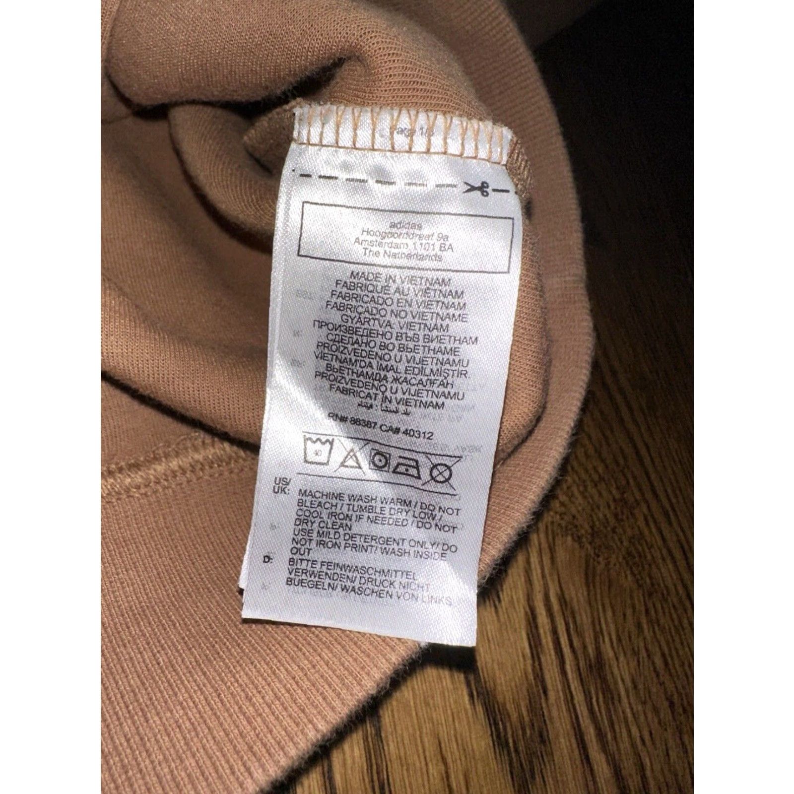 Stella McCartney VINTAGE adidas by Stella McCartney Sweatshirt Timber M Brown Women Pullover Cotton Blend Activewear - M - Brown - Sweatshirt - Women Size M / US 6-8 / IT 42-44 - 7 Thumbnail