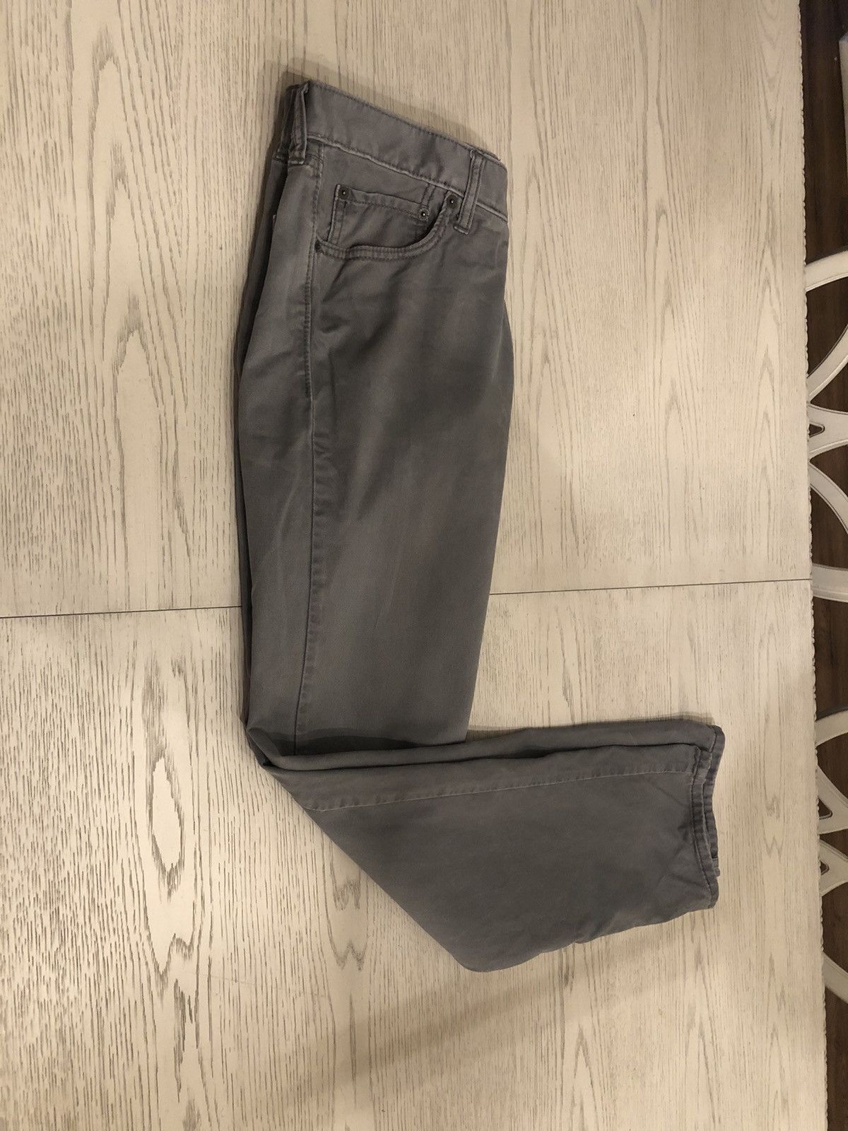 Hollister Hollister Mens Gray Grey Khaki Pants Slim Fit Size 31 X 32 Size US 31 - 2 Thumbnail