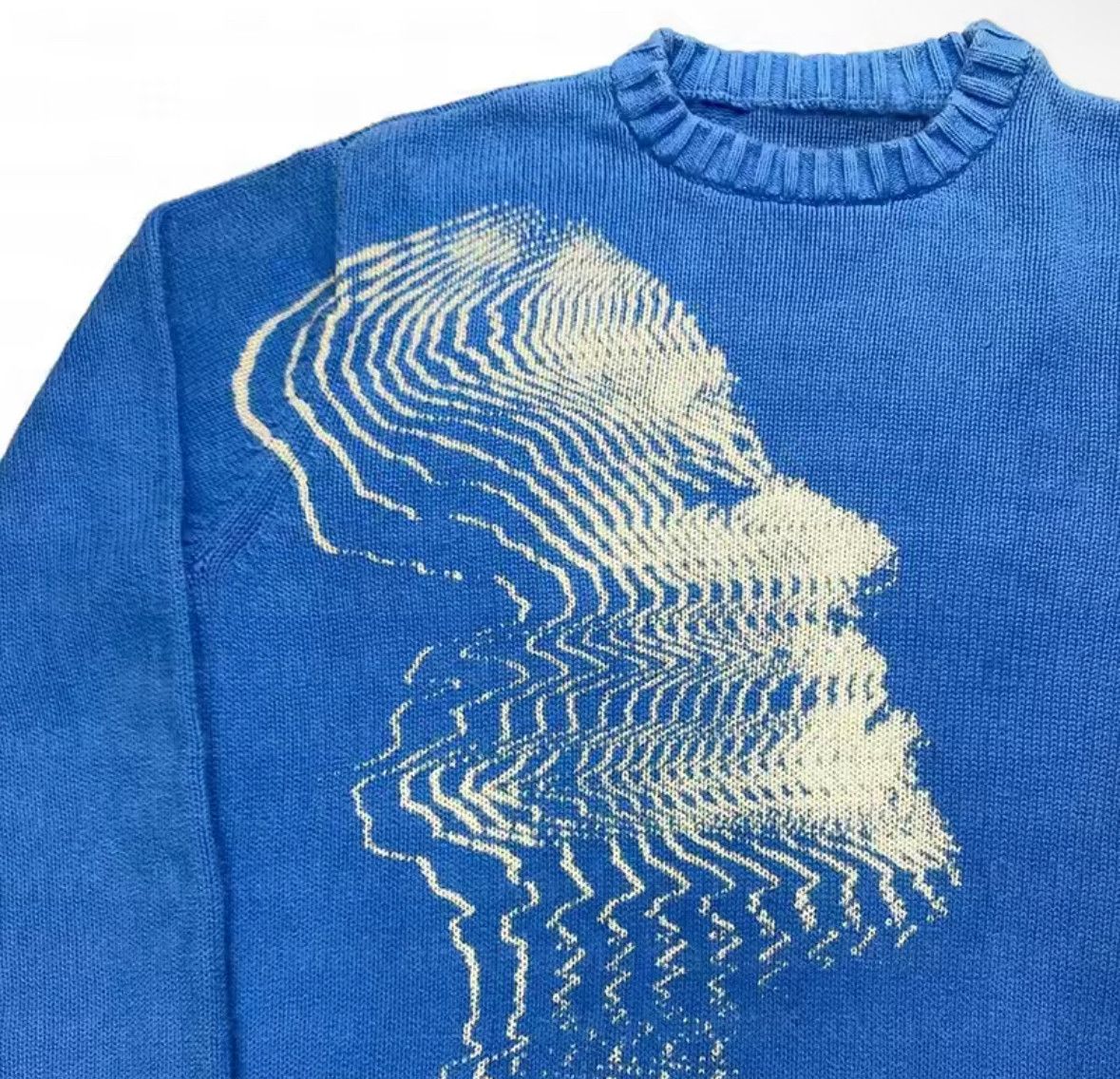 Japanese Brand Streetwear Vintage Face Portrait Sweater Men Women Knitwear Size US M / EU 48-50 / 2 - 2 Thumbnail