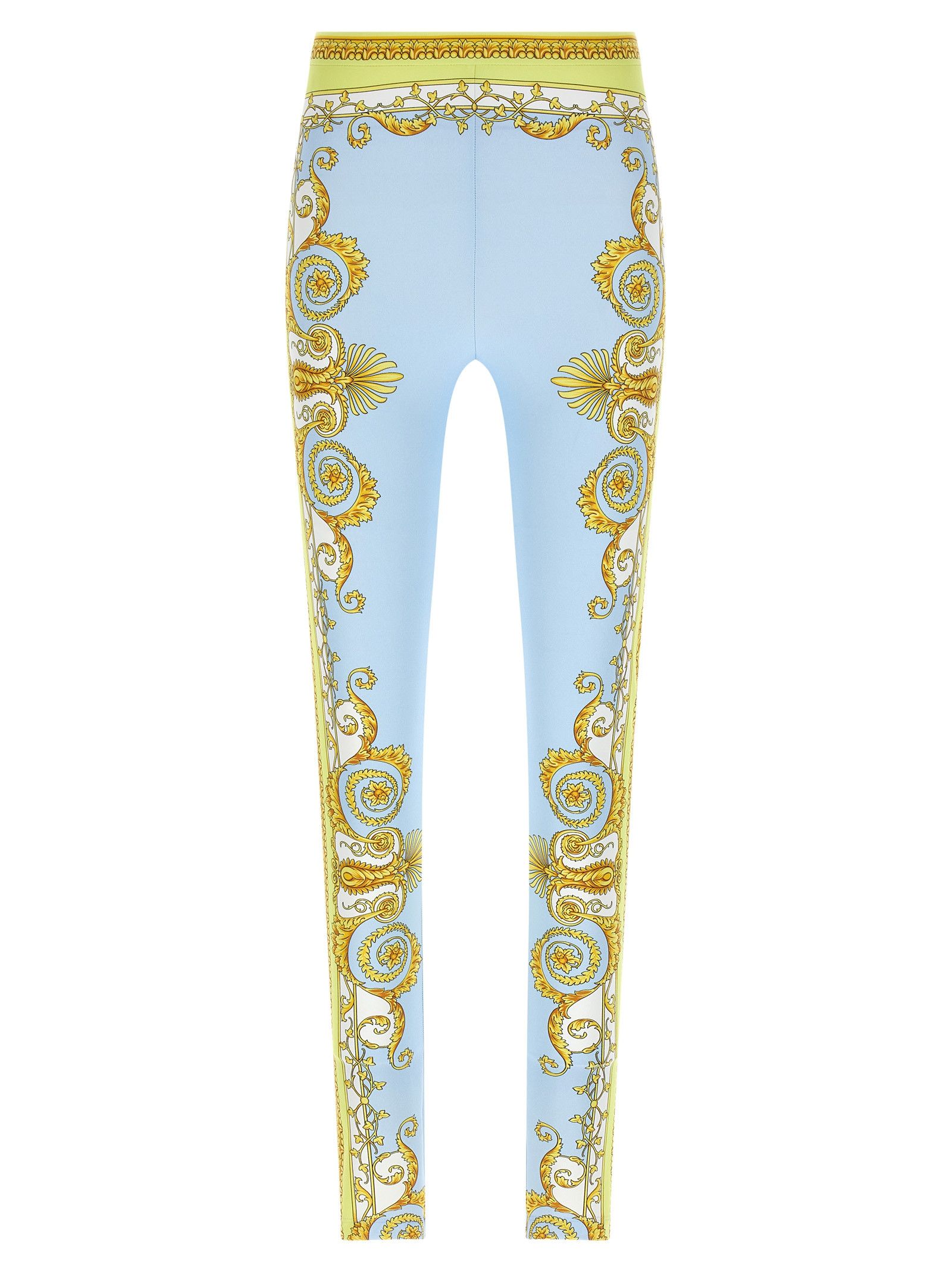 Versace 'Spring Barocco' Leggings Size 27" / US 4 / IT 40 - 1 Thumbnail