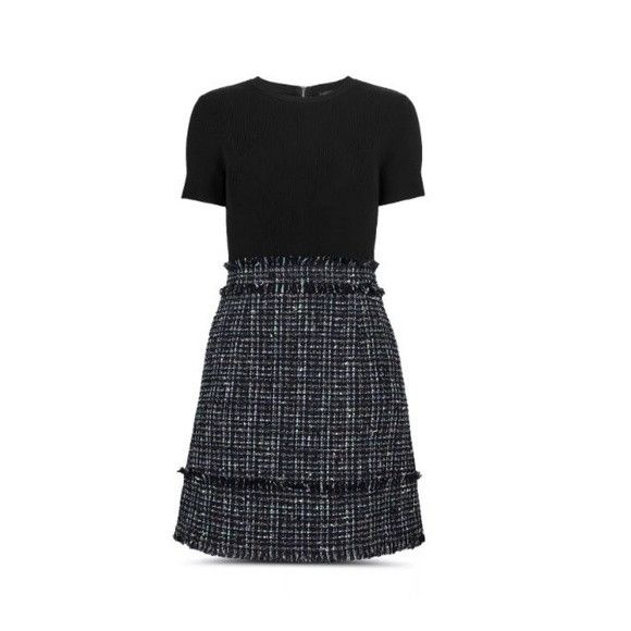 Ted Baker Ted Baker Fearnic Layered-Look Dress Size L / US 10 / IT 46 - 3 Thumbnail