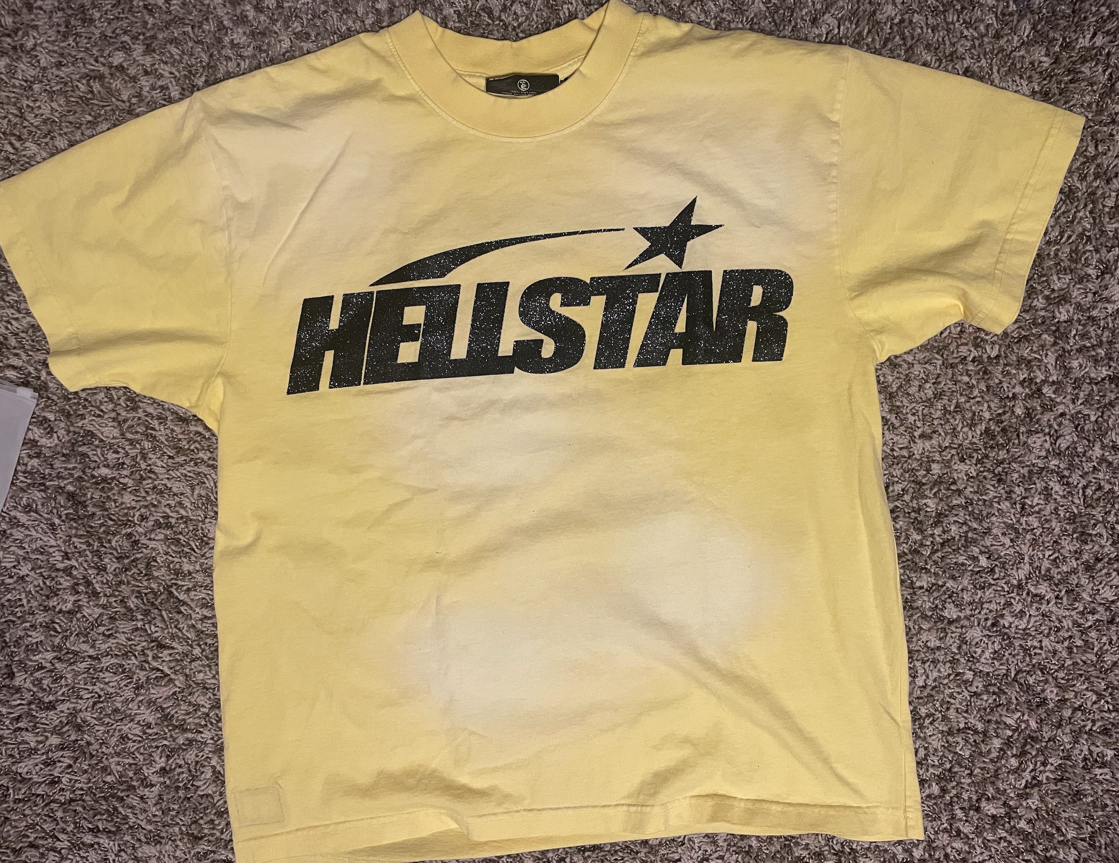 HELLSTAR Classic Black Glitter Logo T-Shirt Size US L / EU 52-54 / 3 - 1 Thumbnail
