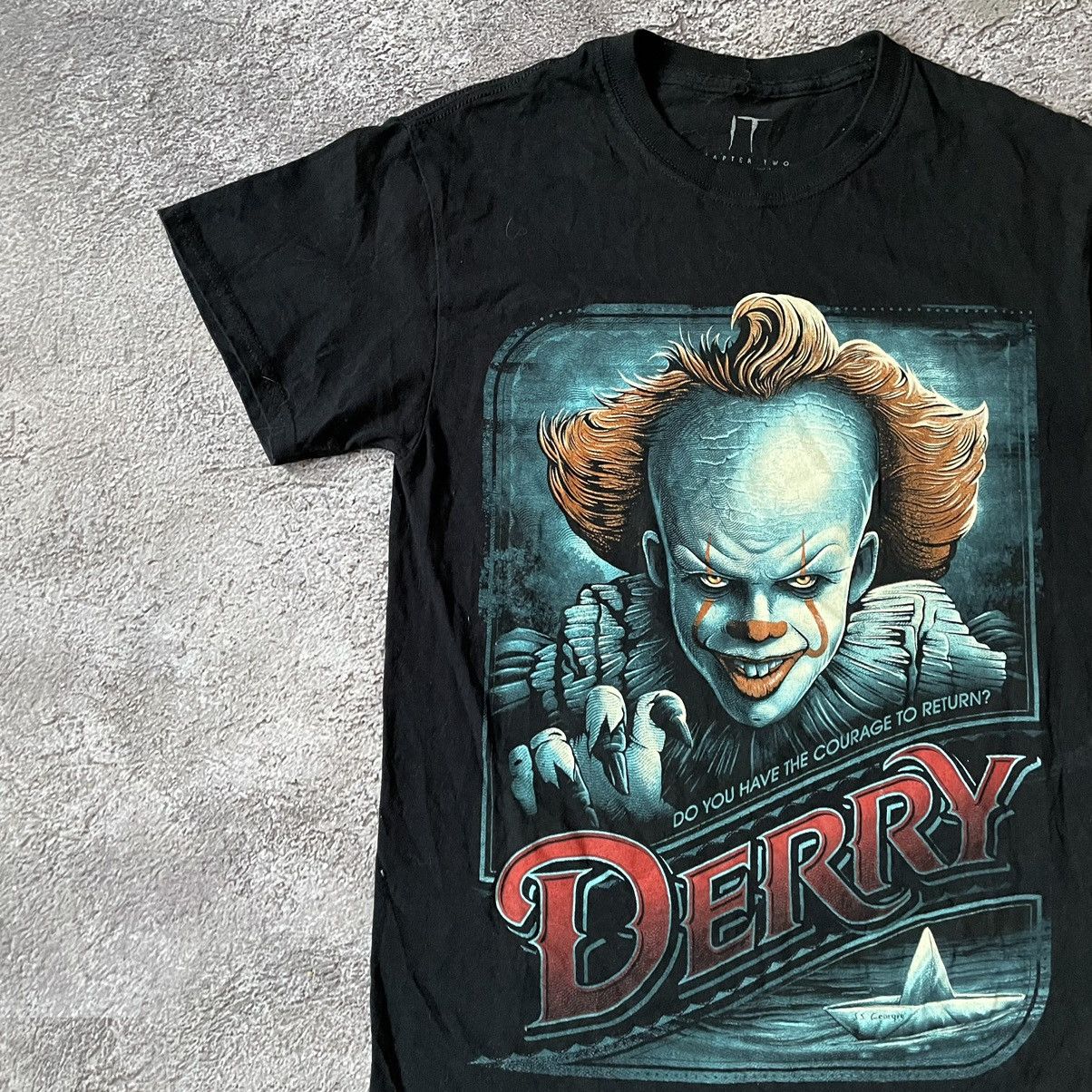 Vintage Vintage Y2K Horror Graphic Tee Clown Dark Streetwear Faded S Size US S / EU 44-46 / 1 - 2 Thumbnail