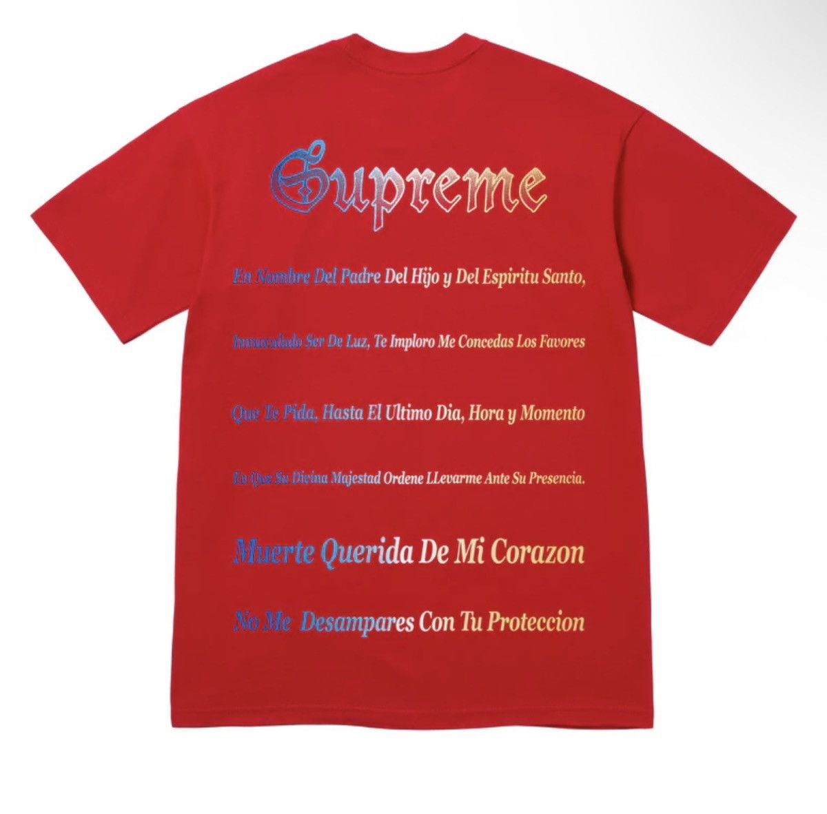 Supreme Supreme Grim Reaper Tee Red Graphic Print Jersey Size M Size US M / EU 48-50 / 2 - 4 Thumbnail