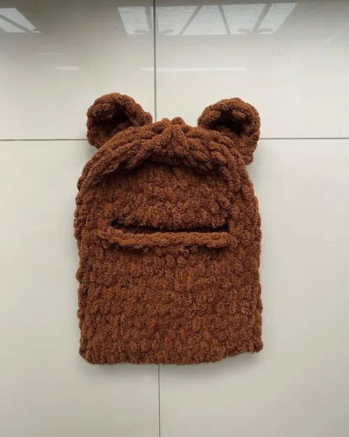 Handmade Handmade Knitted Balaclava Teddy Bear style Size ONE SIZE - 2 Thumbnail