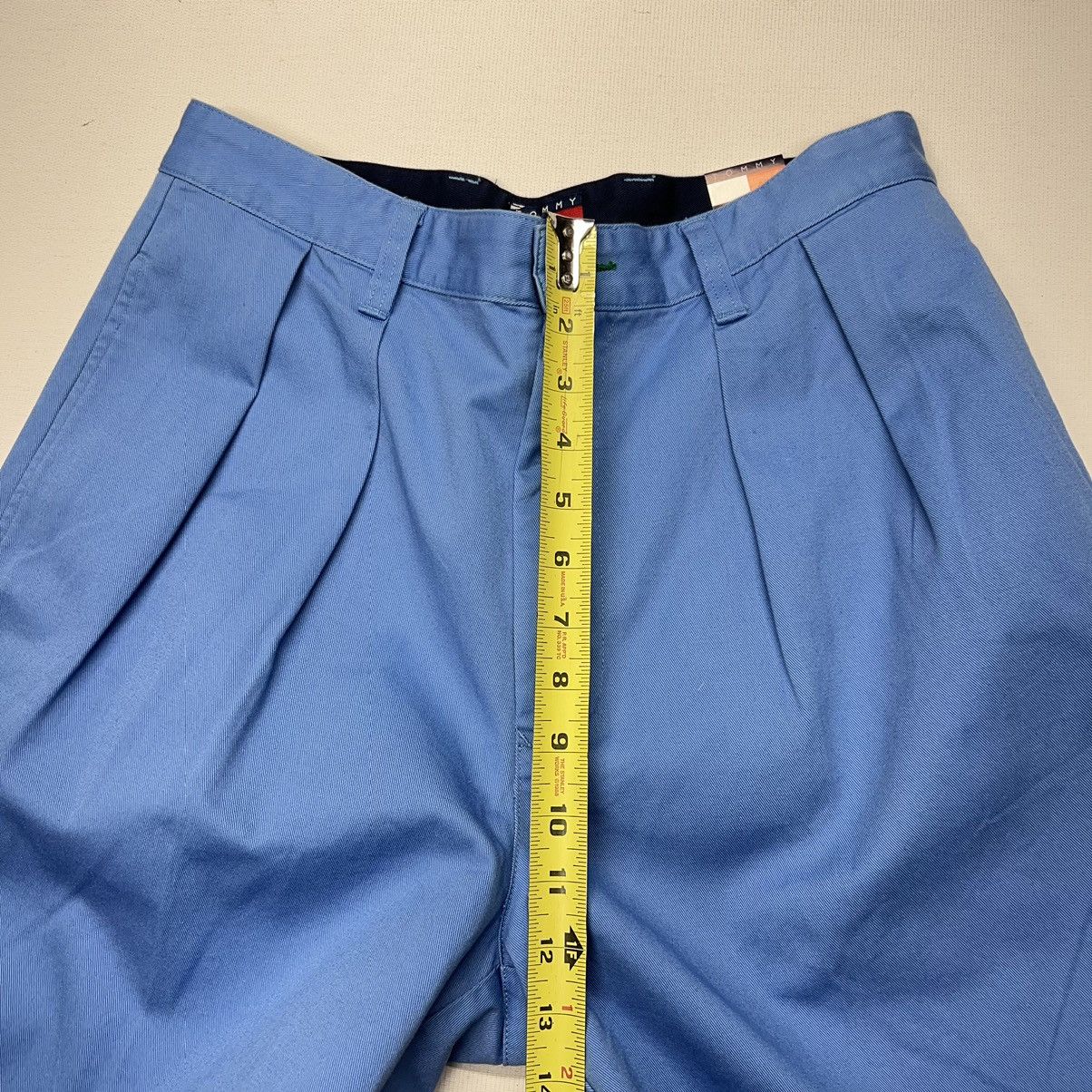 Tommy Hilfiger × Vintage VTG Tommy Hilfiger Shorts Blue Chino Bermuda Button Beach Size US 32 / EU 48 - 16 Thumbnail