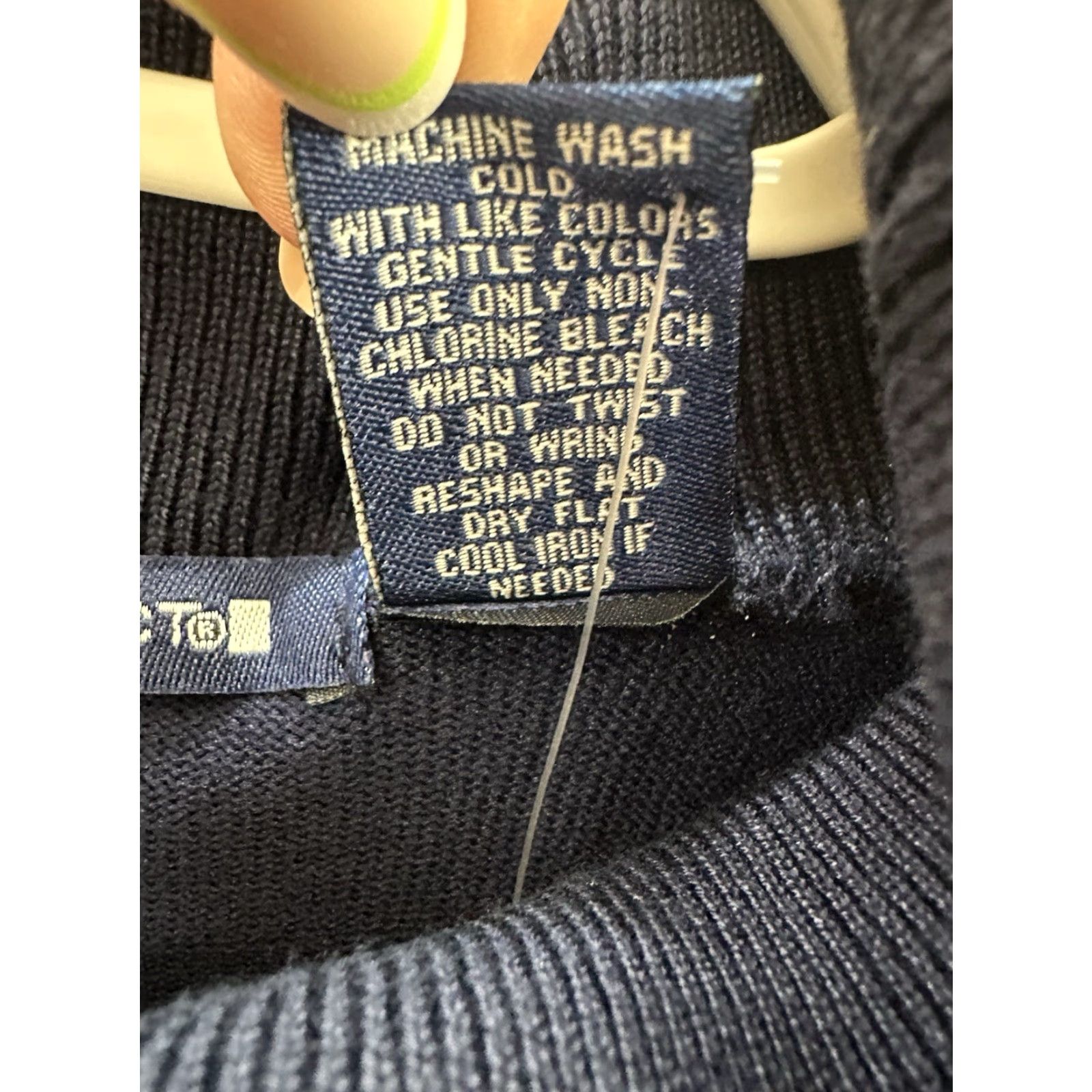 Architect Architect Womens Sweater XL Peacoat Navy Blue Turtleneck Pullover NWTs Solid Bohemian Classic Size XL / US 12-14 / IT 48-50 - 5 Thumbnail