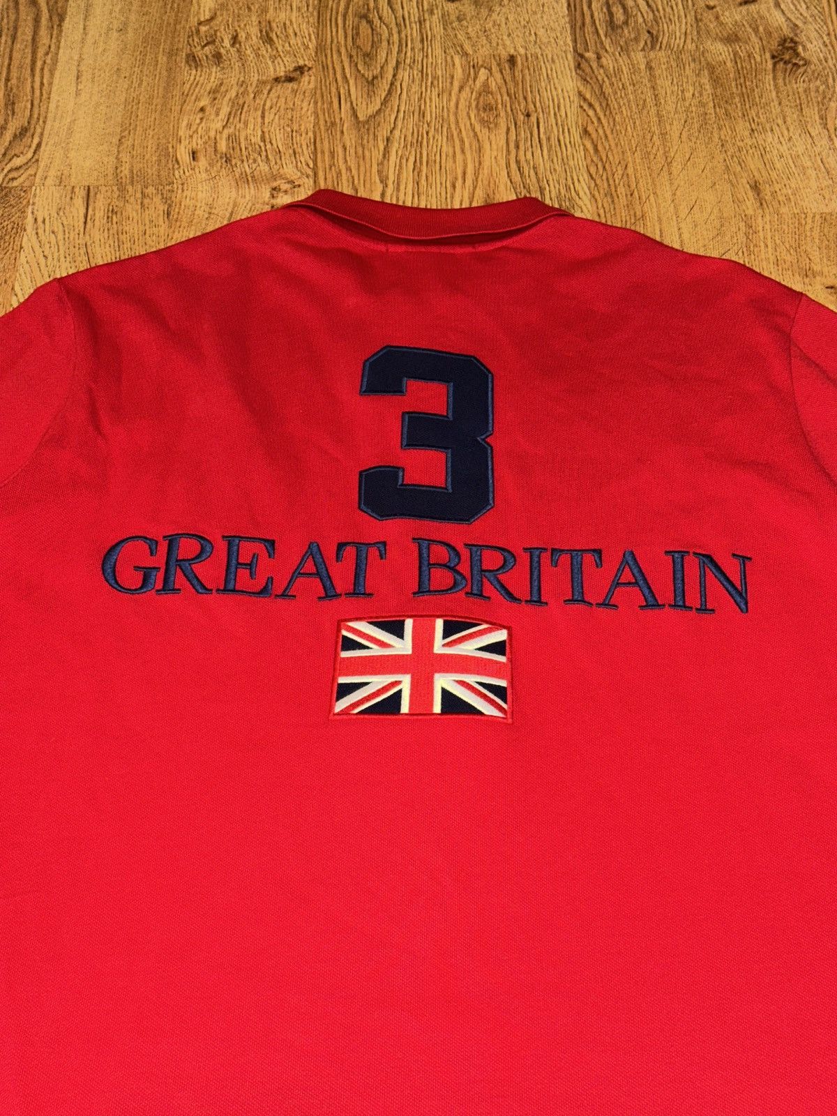 Polo Ralph Lauren Vintage Polo Ralph Lauren Great Britain Long Sleeve Shirt LG Size US L / EU 52-54 / 3 - 6 Thumbnail