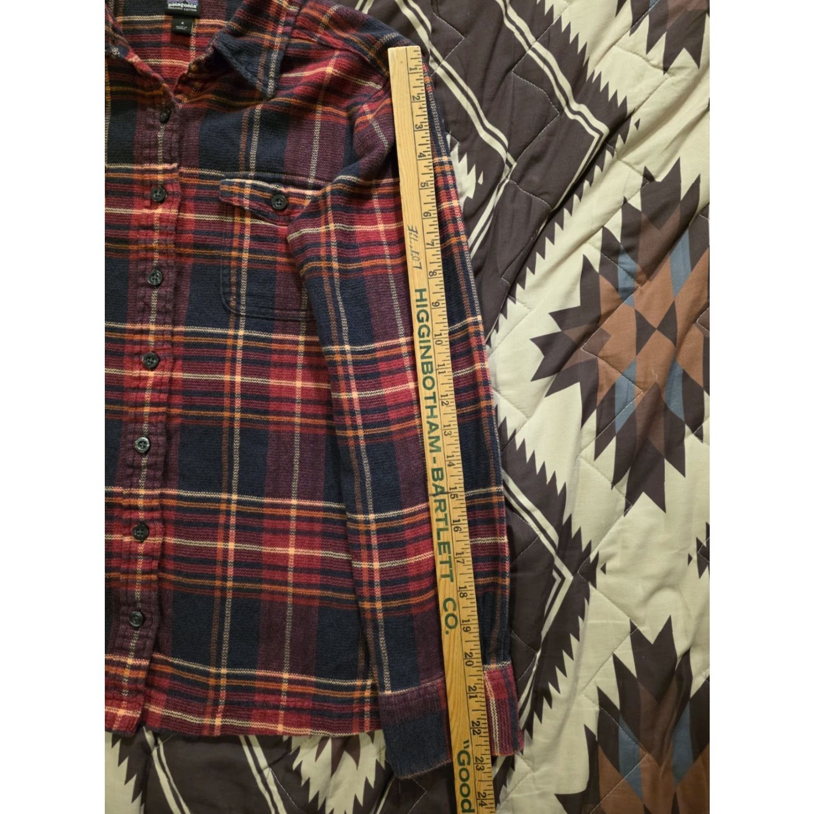 Patagonia Patagonia Women's Long Sleeve Flannel Button Up Shirt Plaid Red Size 4 Small Size S / US 4 / IT 40 - 7 Thumbnail