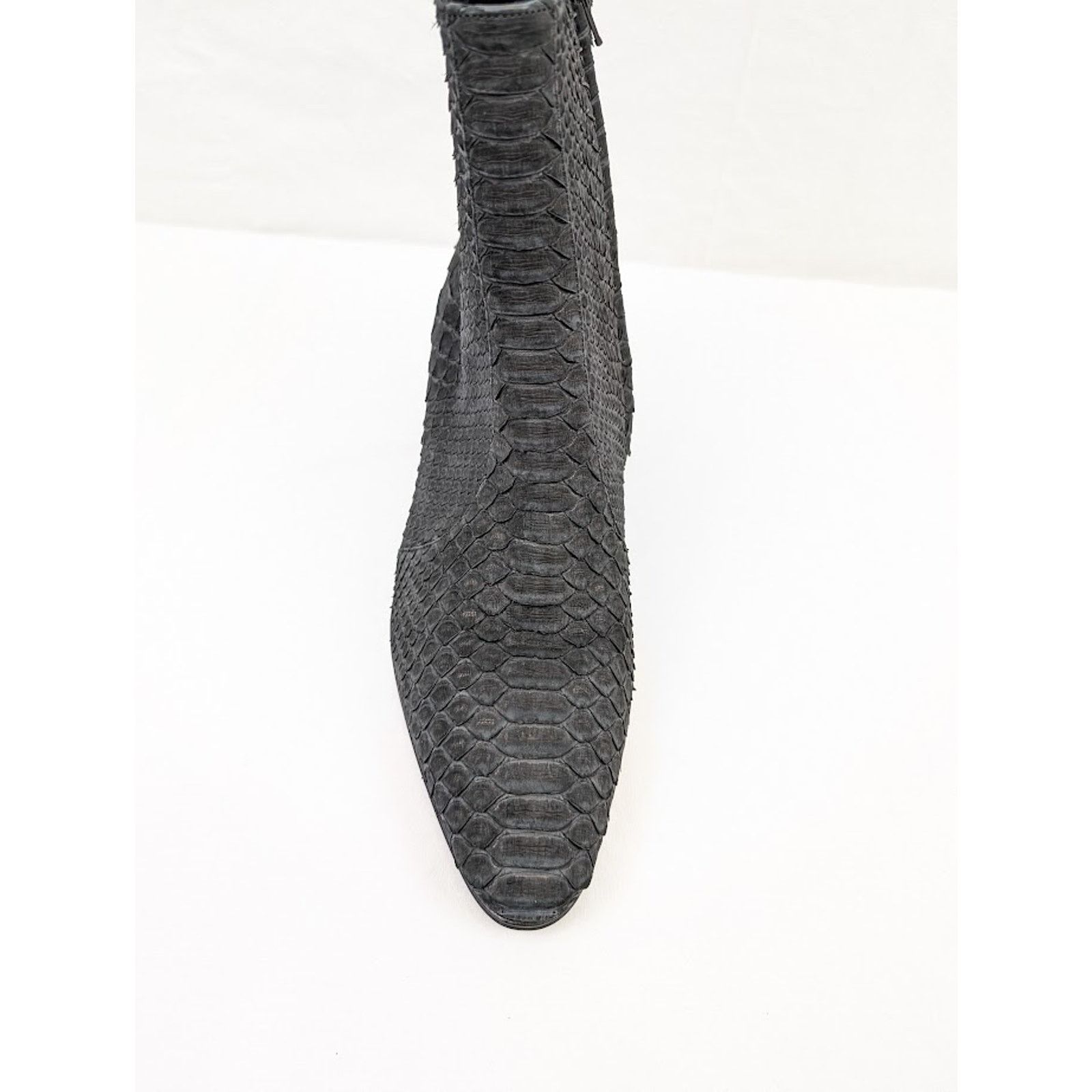 Saint Laurent Paris o1rshd1 Vassili 60 Pitone / Python Boots in Nero Size US 9 / EU 42 - 6 Thumbnail
