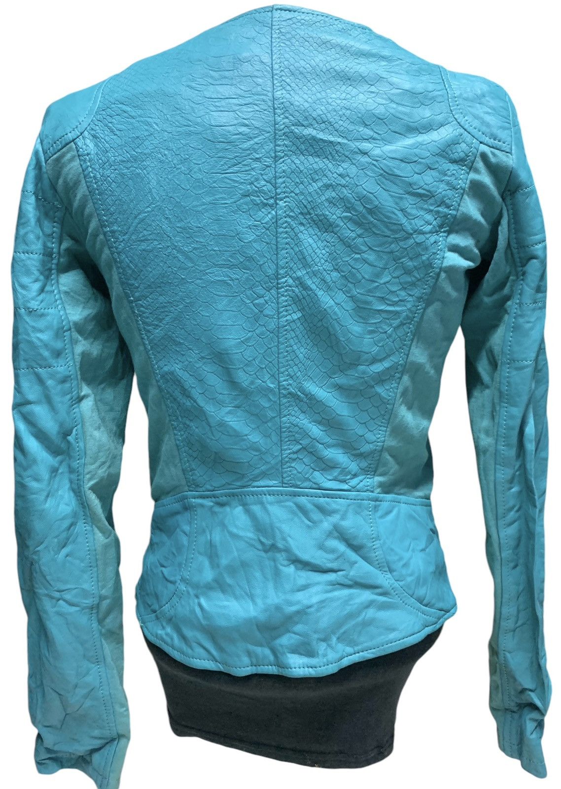 Imperial × Vintage IMPERIAL TURQUOISE PLEATHER JACKET Size US S / EU 44-46 / 1 - 13 Thumbnail