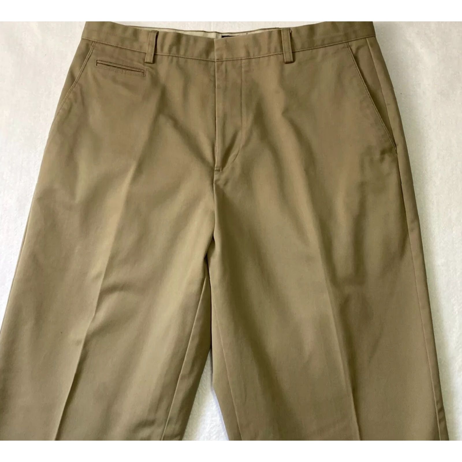 Dockers VINTAGE Dockers Pants Mens Size 36x34 Light Brown Straight Fit Flat Front Adult 36 Light Brown Cargo? Size US 36 / EU 52 - 2 Thumbnail