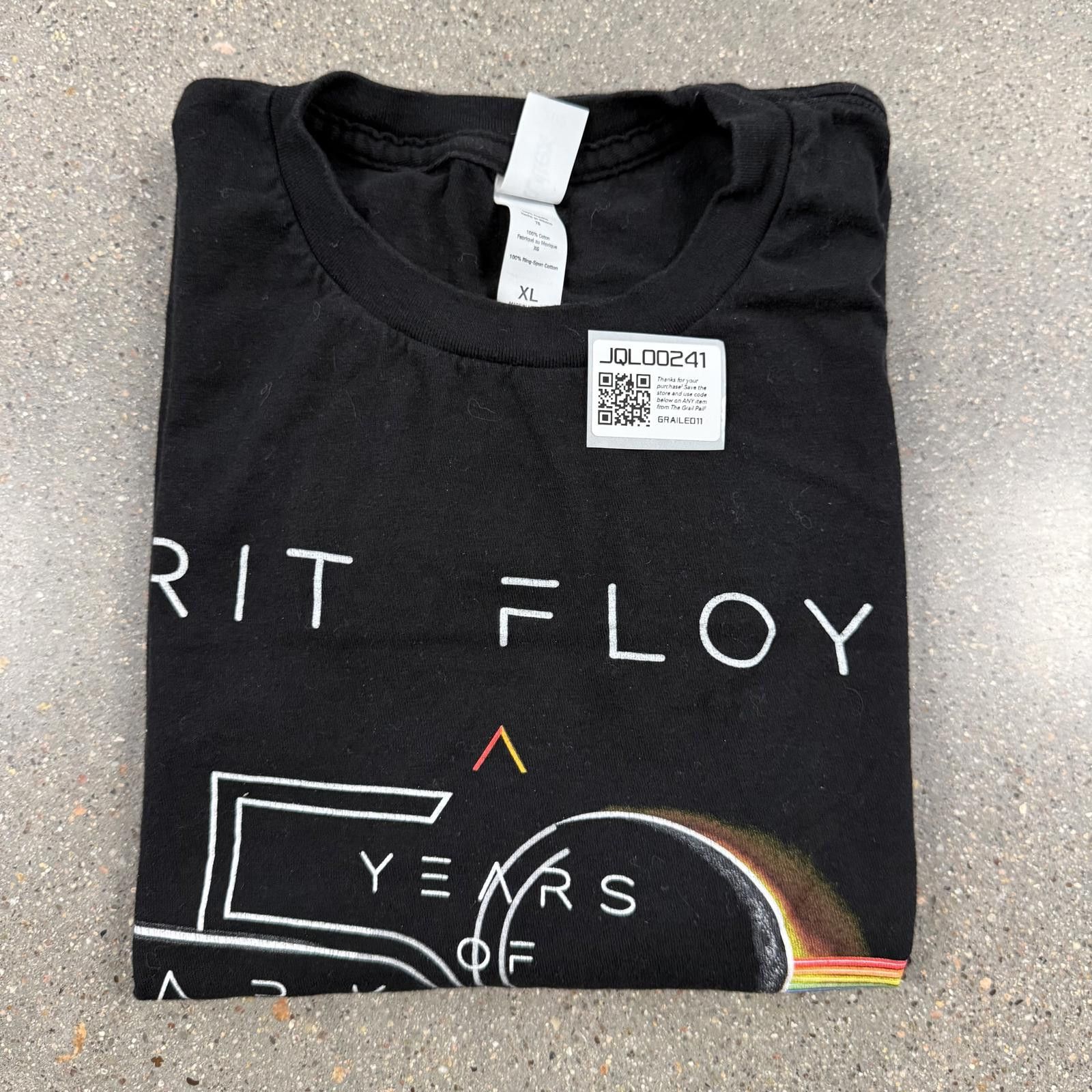 Tultex 2025 Brit Floyd 50 Years Dark Side of the Moon Tour Shirt XL Size US XL / EU 56 / 4 - 9 Thumbnail