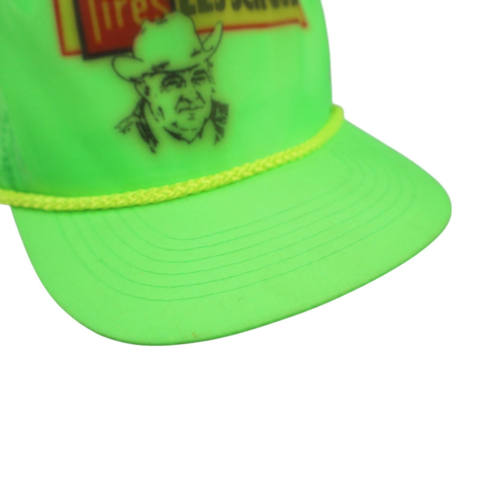 Vintage Vintage Les Schwab Tires Zipper Back Trucker Hat Size ONE SIZE - 4 Thumbnail