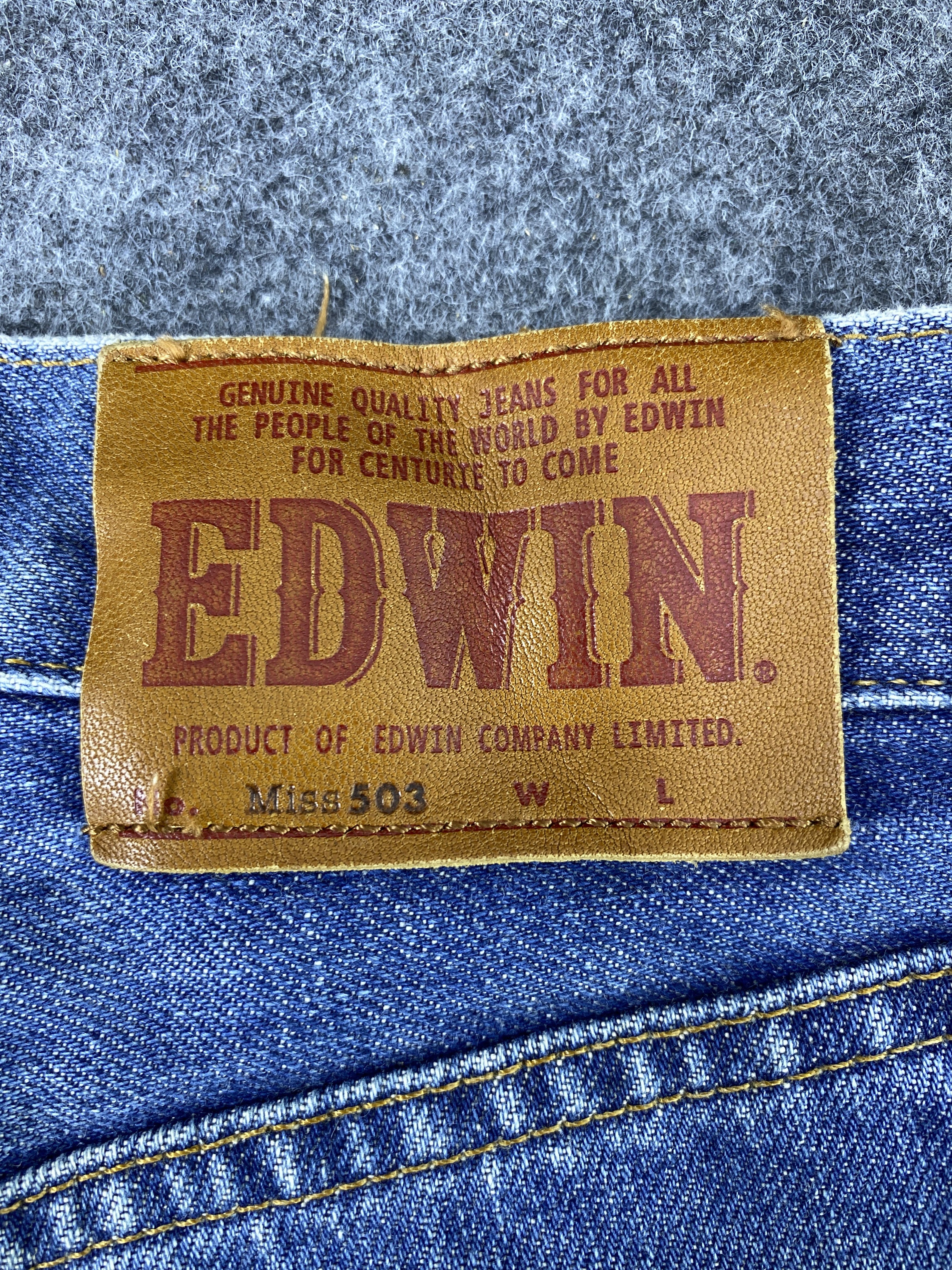 Edwin Edwin Miss 503 Blue Wash Jeans - J1118 Size US 26 / EU 42 - 13 Thumbnail