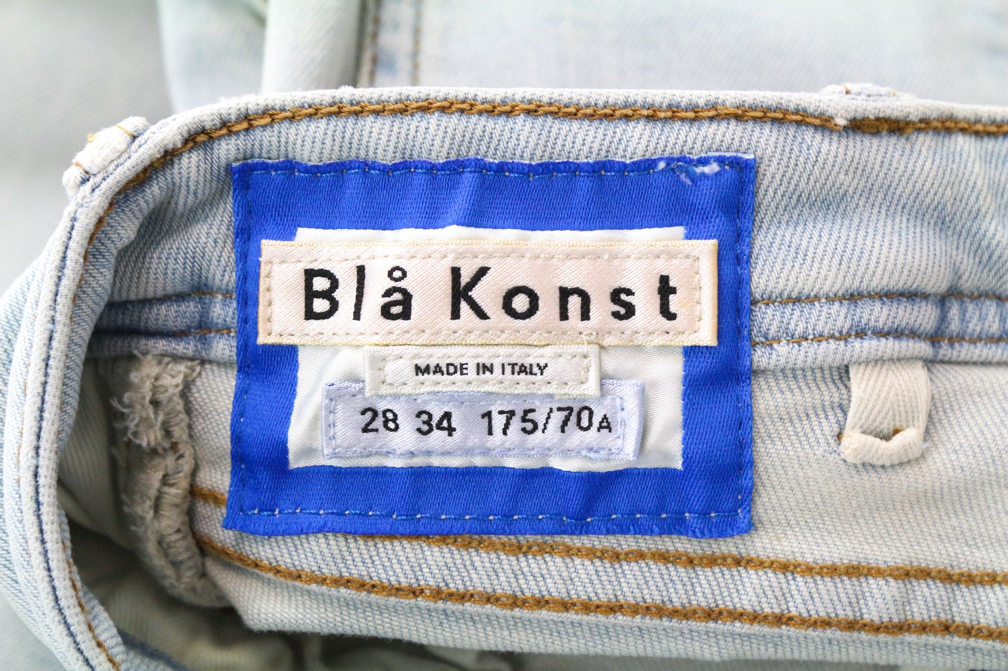 Acne Studios CLIMB W28/L34 Blue Skinny Stretch Jeans 74740 Size 28" / US 6 / IT 42 - 6 Thumbnail