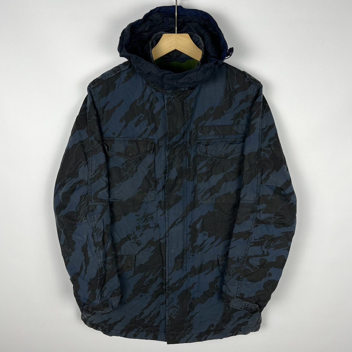 Japanese Brand Rare Maharishi Waxed Camouflage Jacket Size US M / EU 48-50 / 2 - 1 Thumbnail