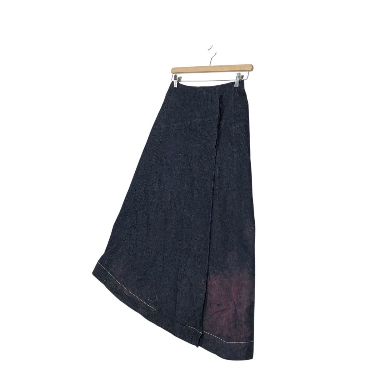 Japanese Brand 📌Acid Wash Design Punk Style Urvin Skirt Made in Japan Size 26" / US 2 / IT 38 - 3 Thumbnail