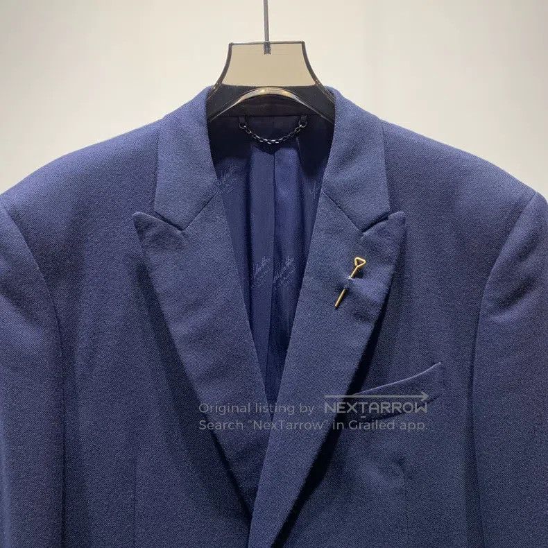 Louis Vuitton Louis Vuitton Solid Patch Pocket Long Sleeve Single Breast Size US L / EU 52-54 / 3 - 3 Thumbnail