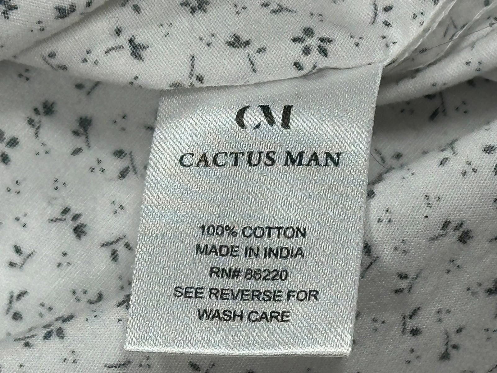 Cactus Plant Flea Market Cactus Man Ricky Singh Floral Cotton Button Up White Mens M Size US M / EU 48-50 / 2 - 4 Thumbnail