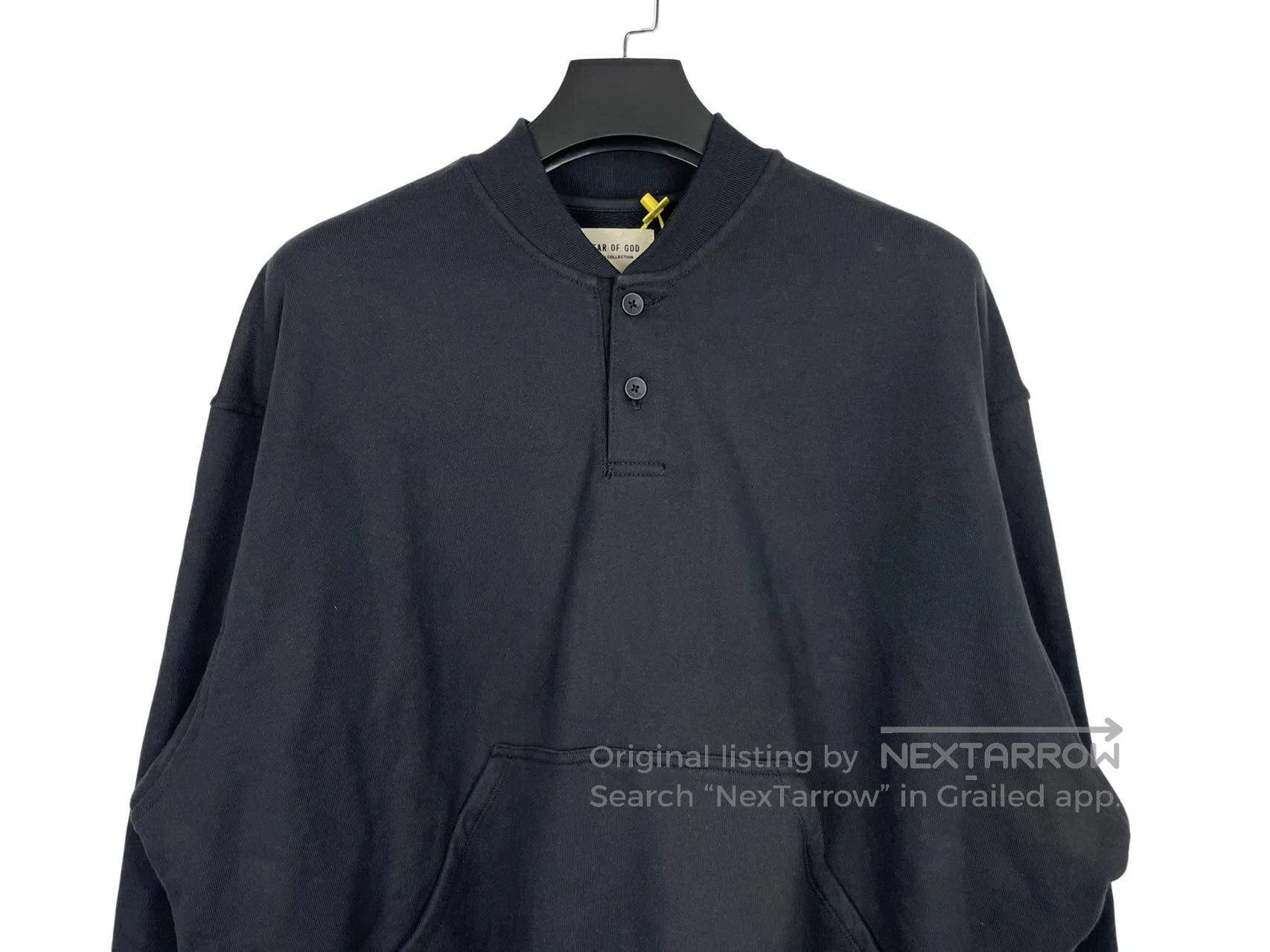 Fear of God FEAR OF GOD Main Line Henry Neck Pullover Hoodie Size US XS / EU 42 / 0 - 3 Thumbnail