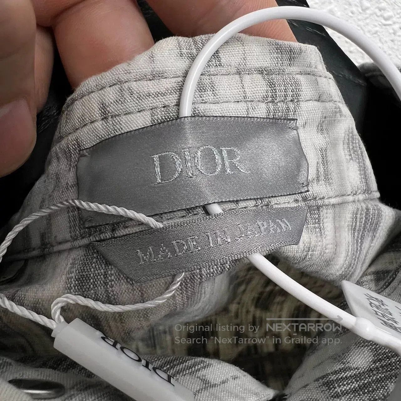 Dior dior gray and white denim shirt jacket. Size US L / EU 52-54 / 3 - 3 Thumbnail