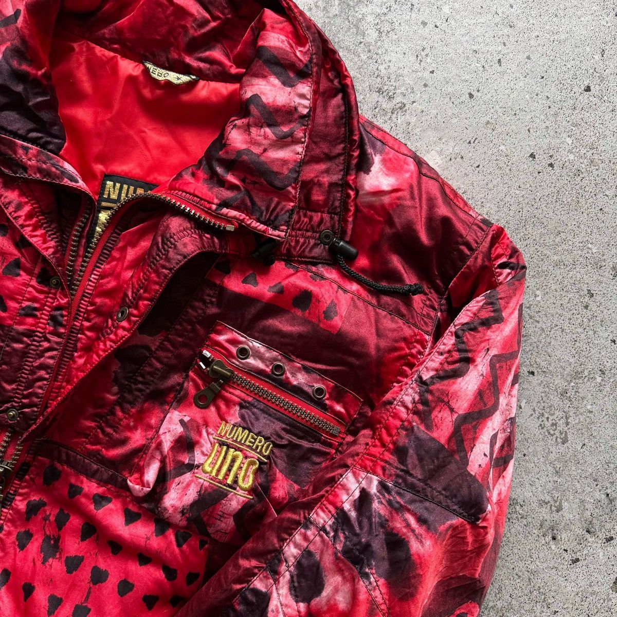 Other Numero Uno Retro Ski Jacket Red Patterned Vintage Snow Size US XL / EU 56 / 4 - 6 Thumbnail