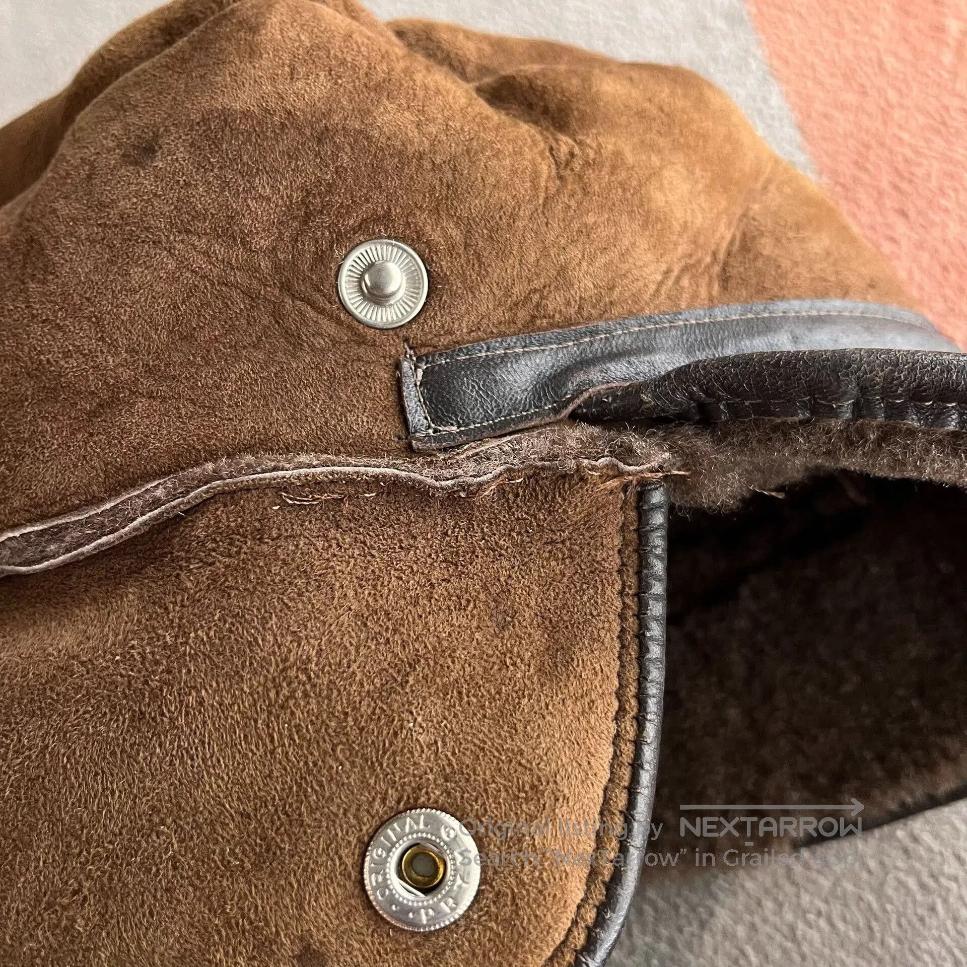 Vintage Vintage Sheepskin Fur Hat. Size ONE SIZE - 9 Thumbnail