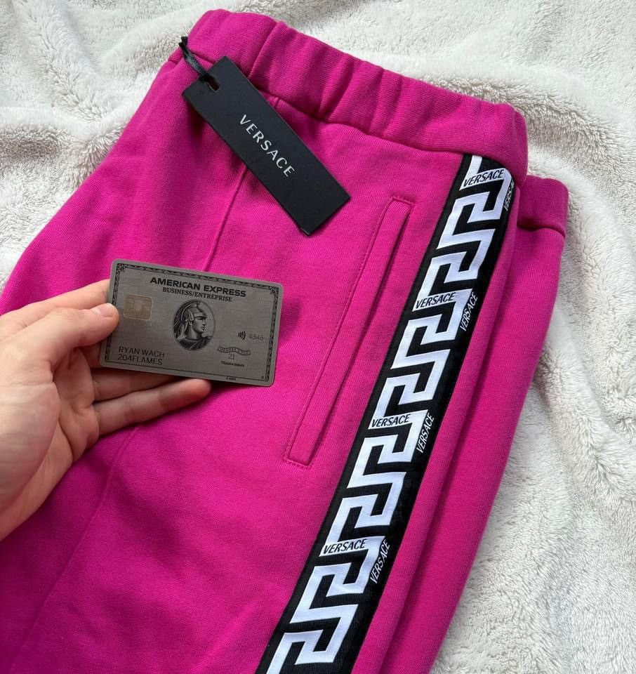 Versace Versace Pink Greca Sweatpants Size US 38 / EU 54 - 2 Thumbnail