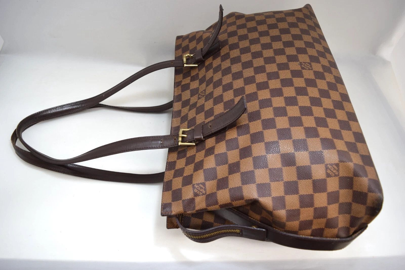Louis Vuitton Louis Vuitton Chelsea Shoulder Bag Damier Ebene N51119 Size ONE SIZE - 4 Thumbnail