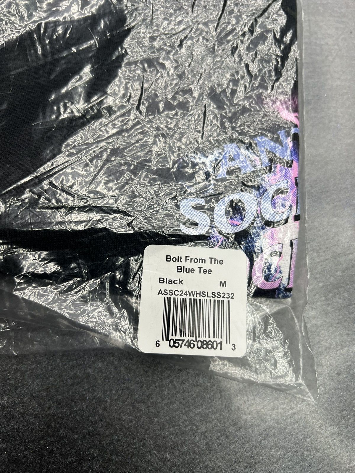 Anti Social Social Club ASSC Bolt From The Blue T-Shirt Size US M / EU 48-50 / 2 - 6 Thumbnail