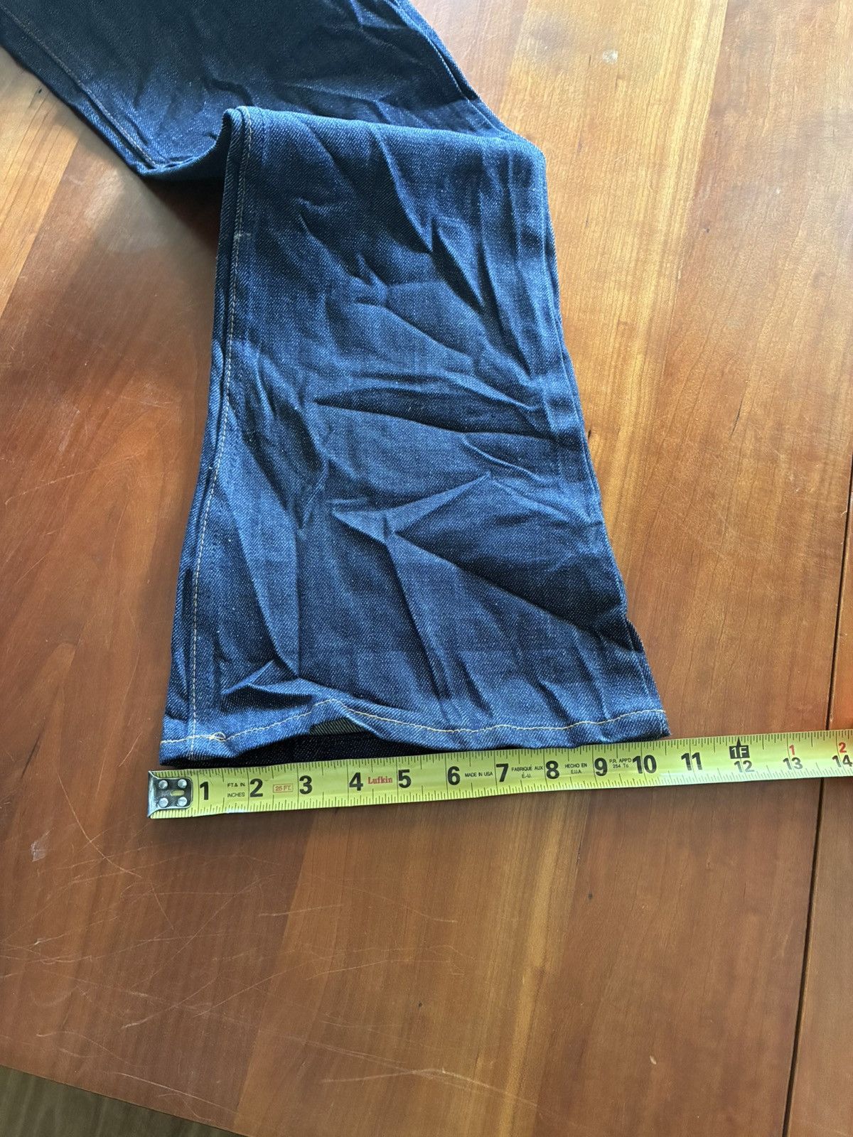 Vintage Vintage 60s cotton denim bell bottom flares Size US 32 / EU 48 - 7 Thumbnail