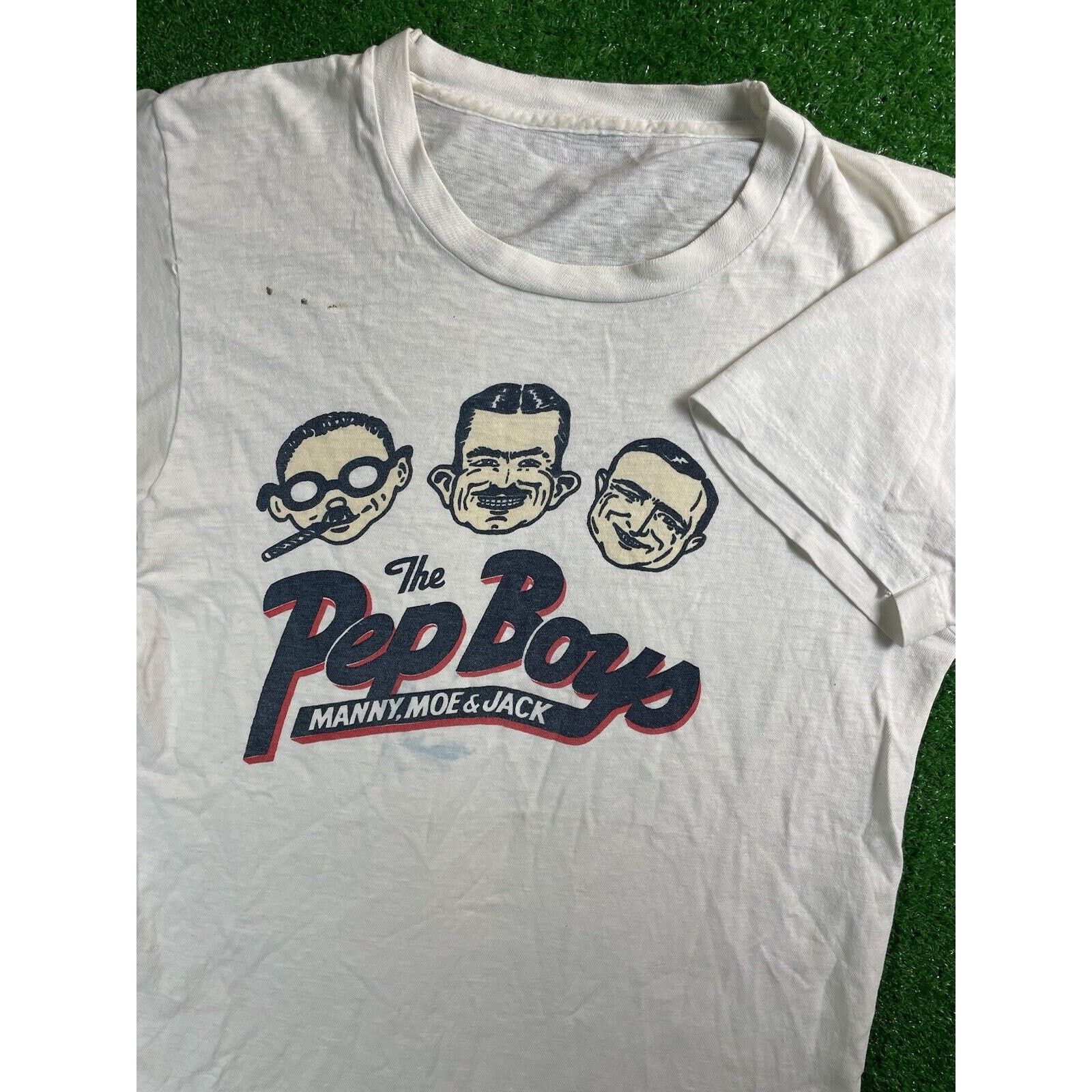 Vintage Vintage 70s Keith Haring Pep Boys Pop Art Medium Shirt USA Size US M / EU 48-50 / 2 - 1 Thumbnail