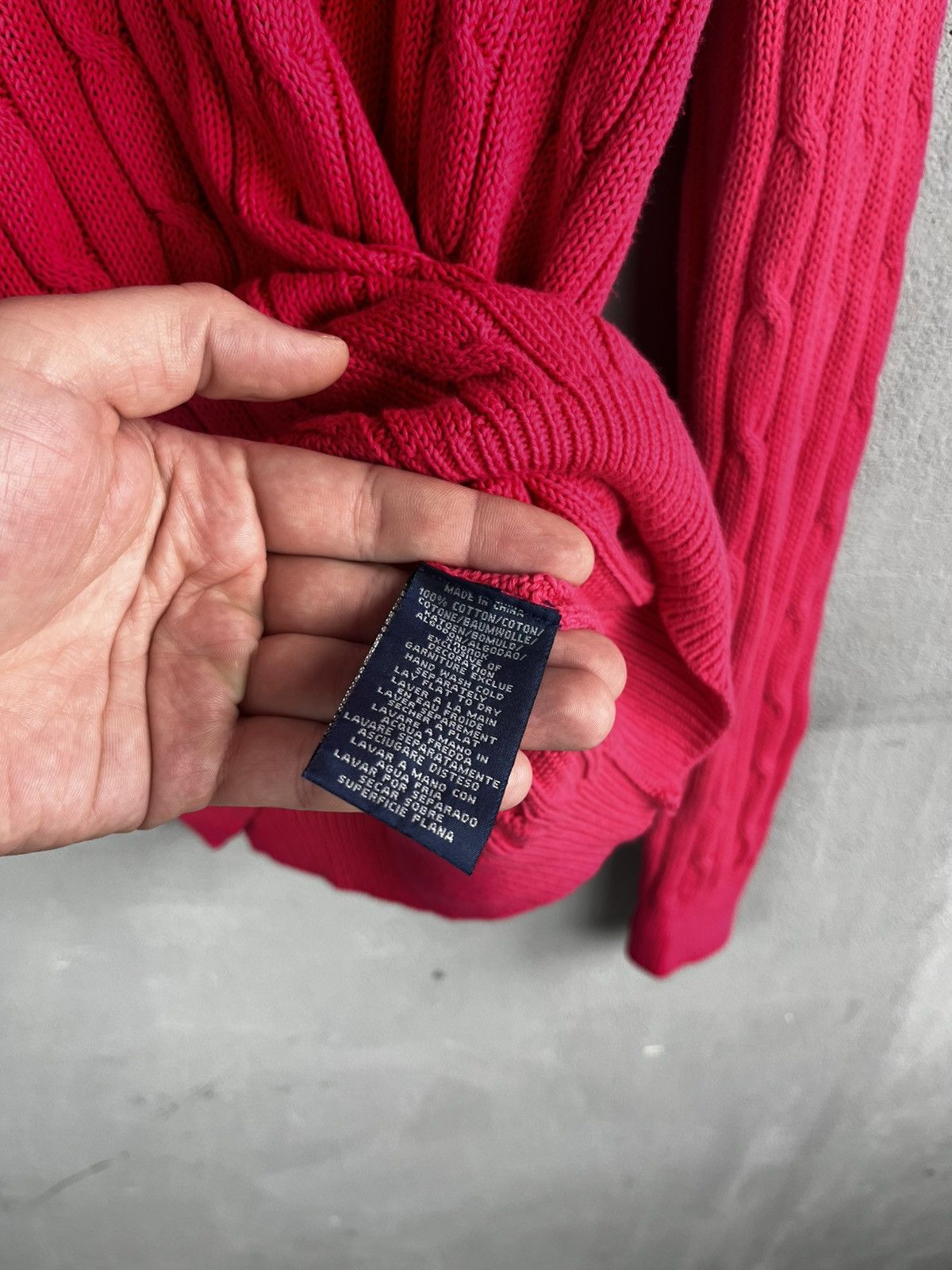 Polo Ralph Lauren Polo Ralph Lauren pink sweater vintage size l Size L / US 10 / IT 46 - 7 Thumbnail