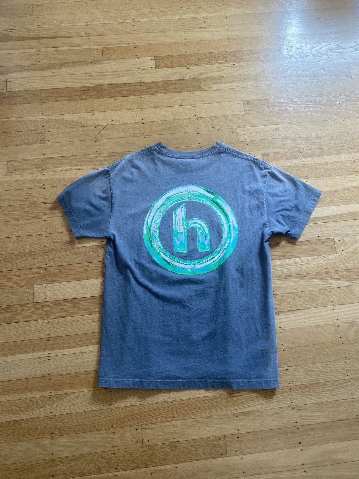 HIDDEN Hidden Gray/Green Logo Tee Size US M / EU 48-50 / 2 - 3 Thumbnail