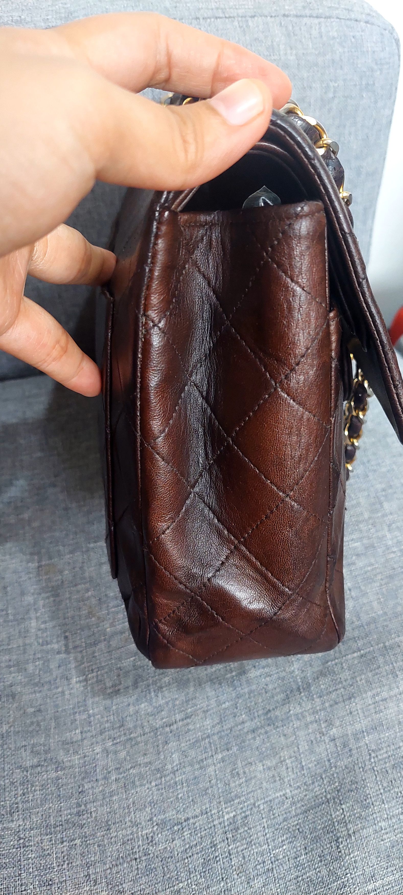 Chanel Chanel Classic Medium Double Flap in Brown Colour, 1980an Size ONE SIZE - 5 Thumbnail