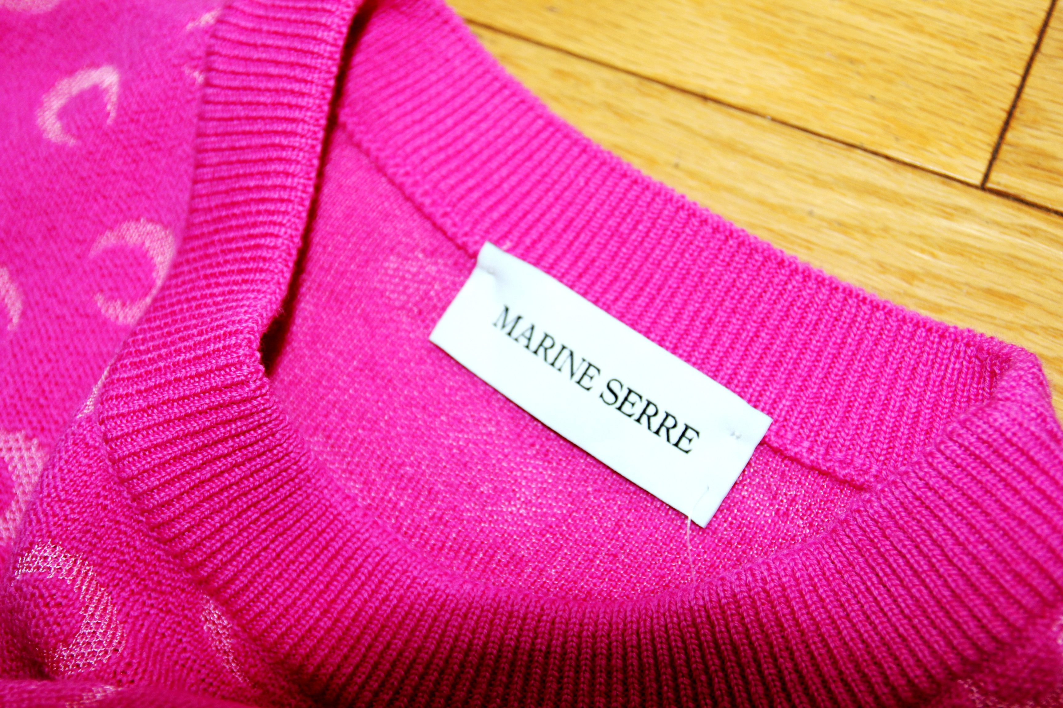 Marine Serre BNWT AW25 MARINE SERRE MOON JACQUARD KNIT SWEATER XL Size US XL / EU 56 / 4 - 9 Thumbnail