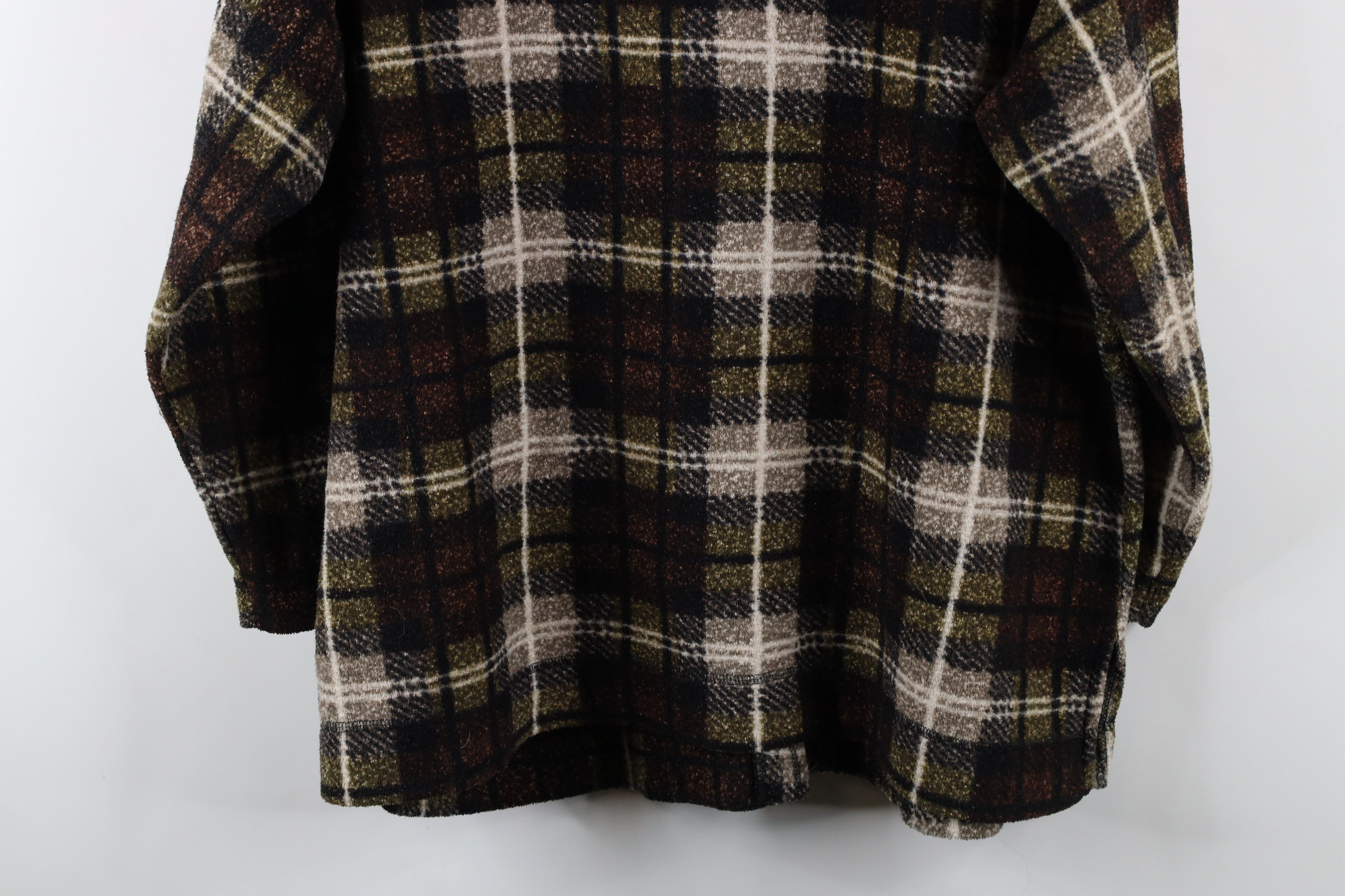 Vintage Vintage 90s Streetwear Button Shirt Jacket Jac Shirt Plaid Size XL / US 12-14 / IT 48-50 - 12 Thumbnail