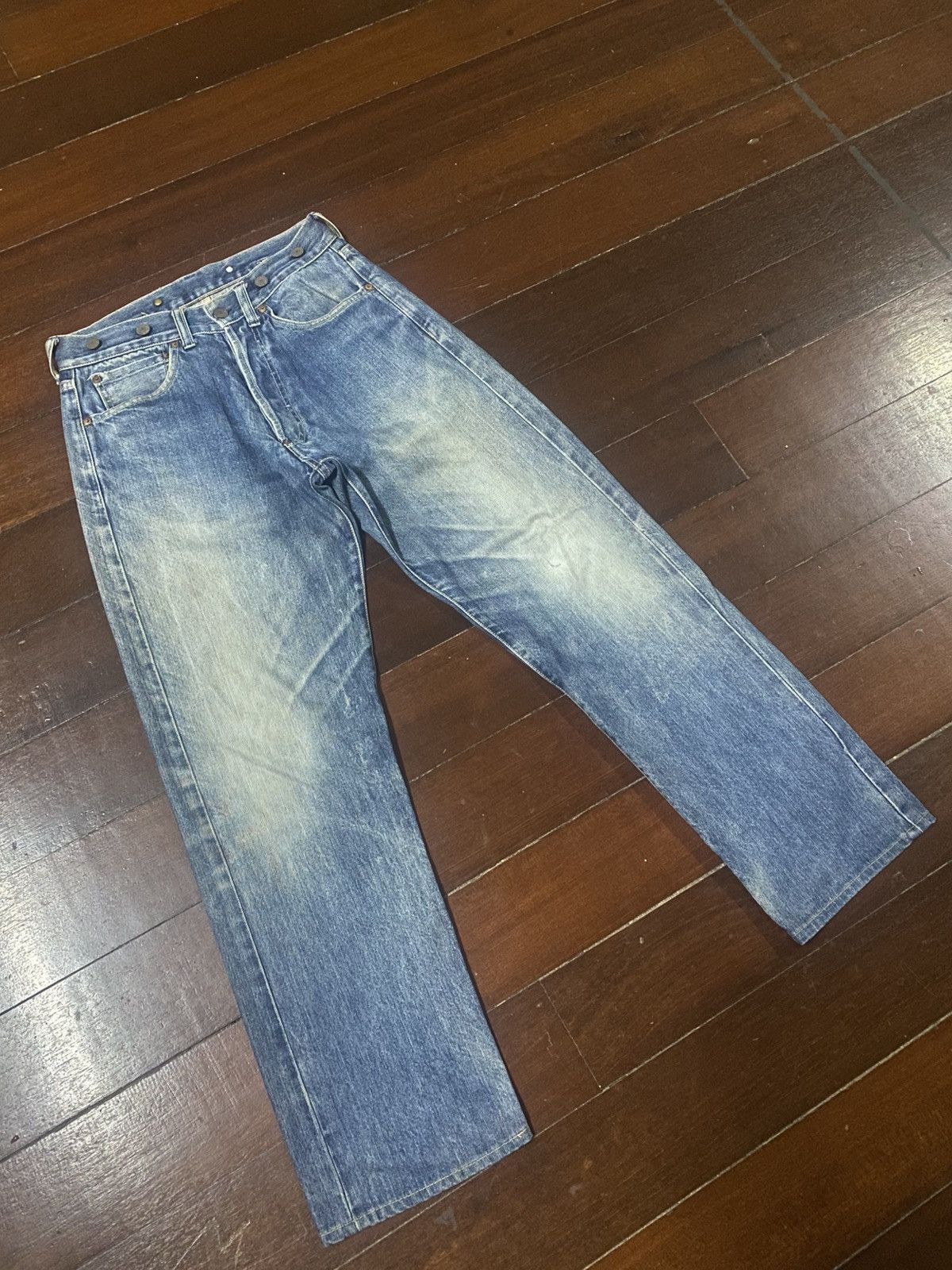 Kapital Vintage Studio D'artisan Selvedge Denim buckle back mud wash Size US 30 / EU 46 - 2 Thumbnail