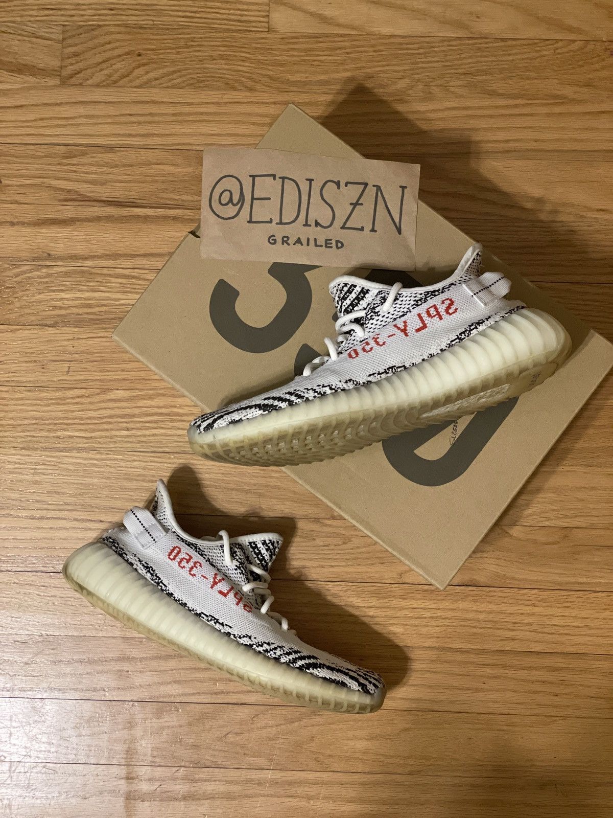 Yeezy zebra grailed top