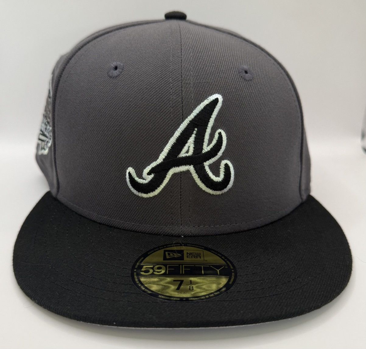 Hat Club × New Era Size 1/8 - Hat Club LA Exclusive Atlanta Braves Shock Drop Size ONE SIZE - 2 Thumbnail