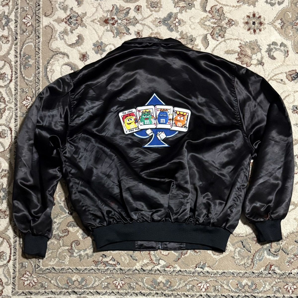 NASCAR RARE Y2K/2000’s Vintage M&M’s Casino/Dice M&M Satin Jacket Size US L / EU 52-54 / 3 - 1 Thumbnail