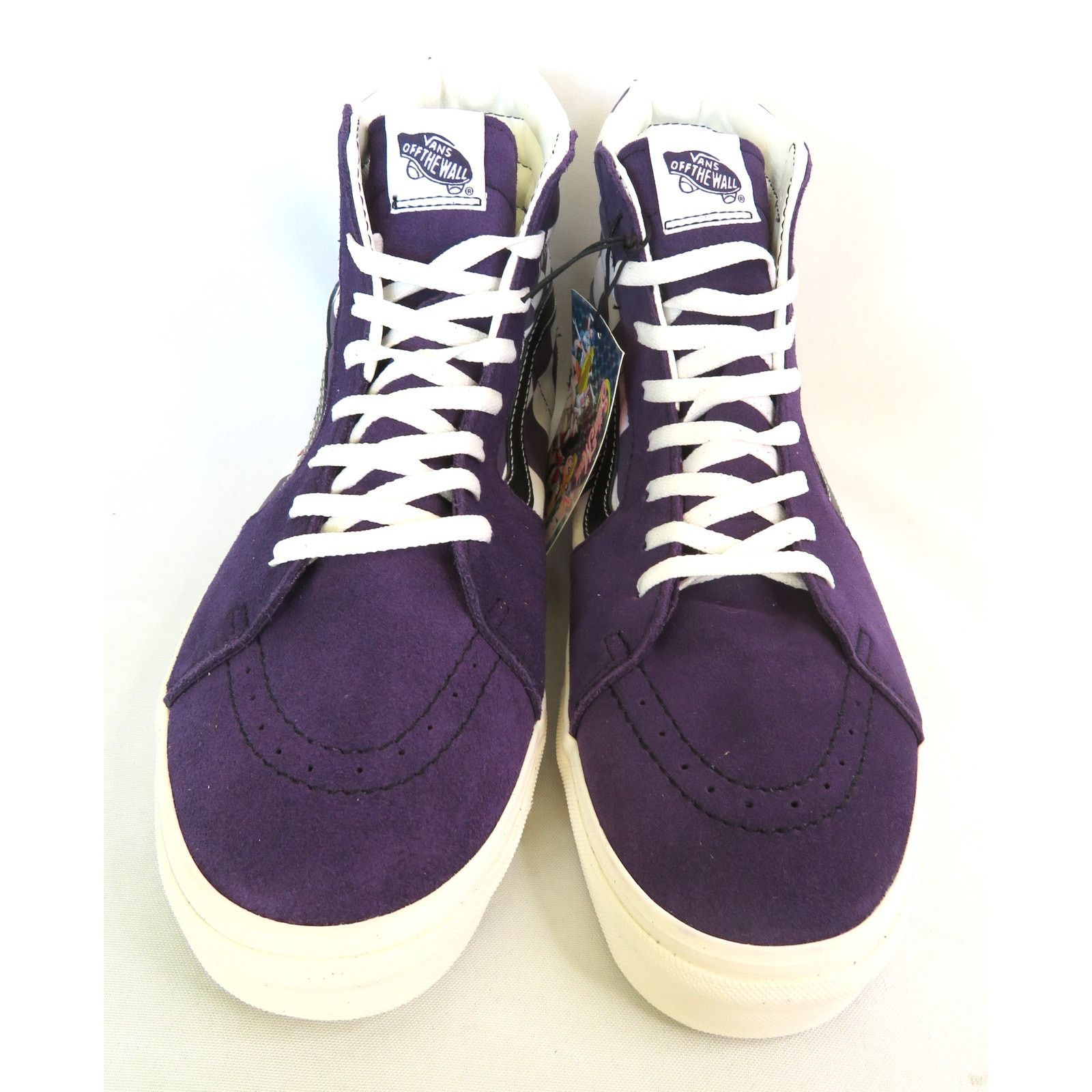 Vans New VANS Off The Wall Sailor Moon Purple Hi Top Sk8 Sneakers Size US 12 / EU 45 - 2 Thumbnail