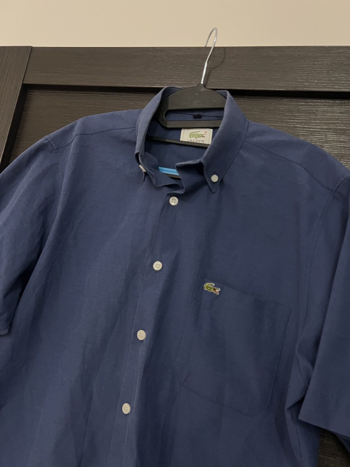 Lacoste vintage lacoste short sleeve button down shirt with logo Size US M / EU 48-50 / 2 - 3 Thumbnail