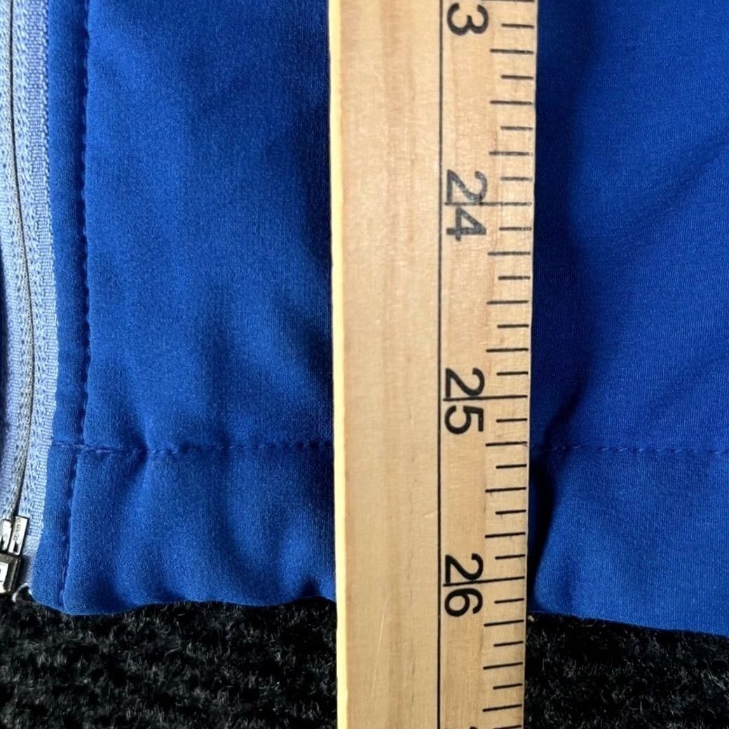 The North Face The North Face Womens Large Blue Softshell Hooded Jacket M883 Size L / US 10 / IT 46 - 6 Thumbnail