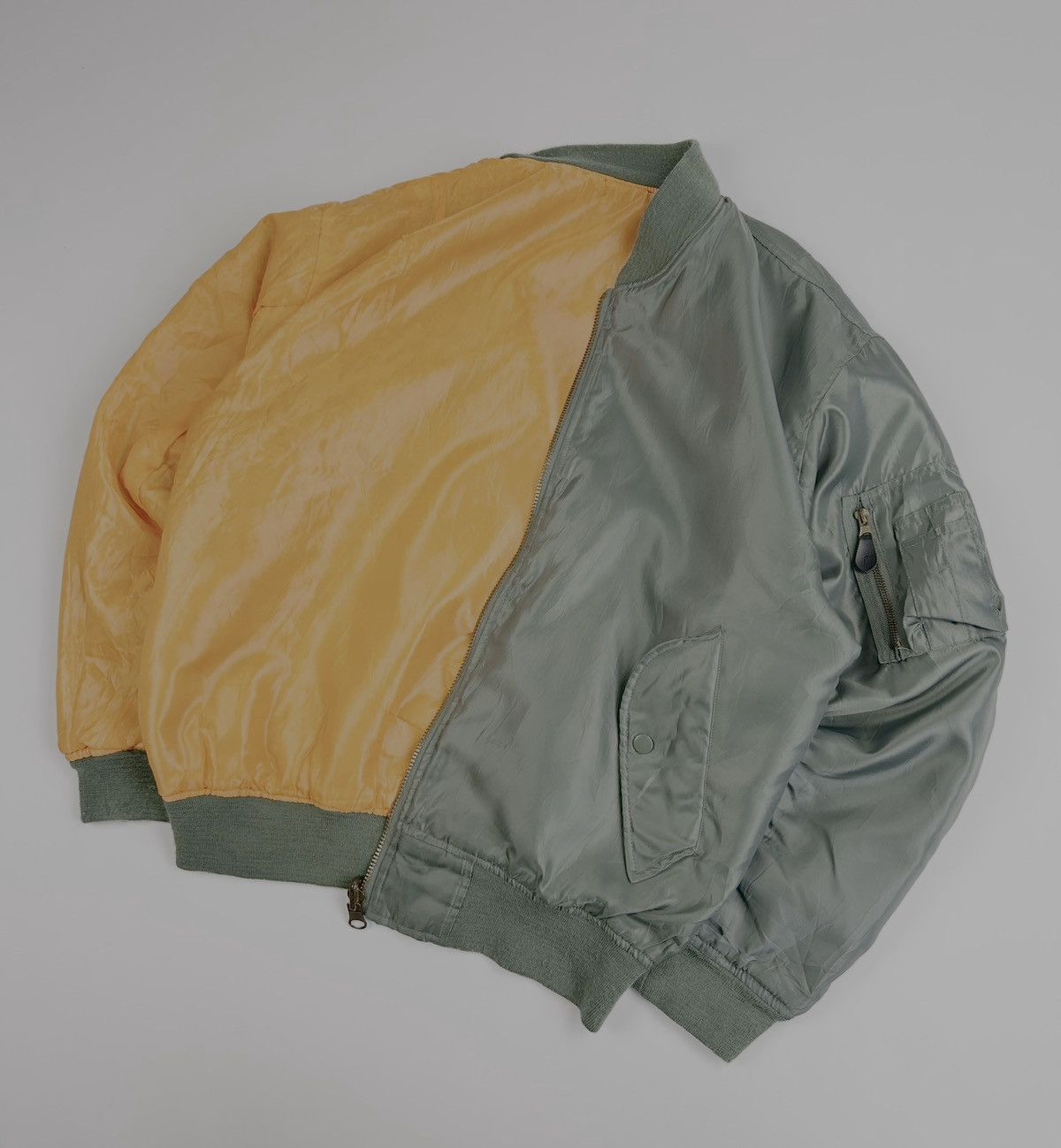Japanese Brand Vintage Bomber Jacket MA-1 Military Japanese style Size US L / EU 52-54 / 3 - 5 Thumbnail
