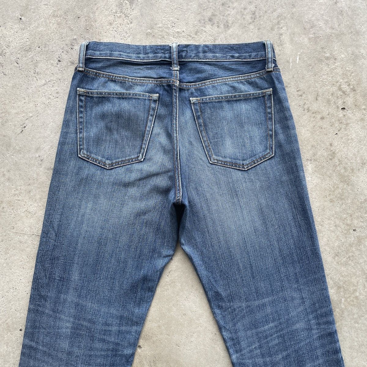 Japanese Brand Vintage Japanese Faded Jeans Pants Distressed Denim W32x30 Size US 32 / EU 48 - 8 Thumbnail