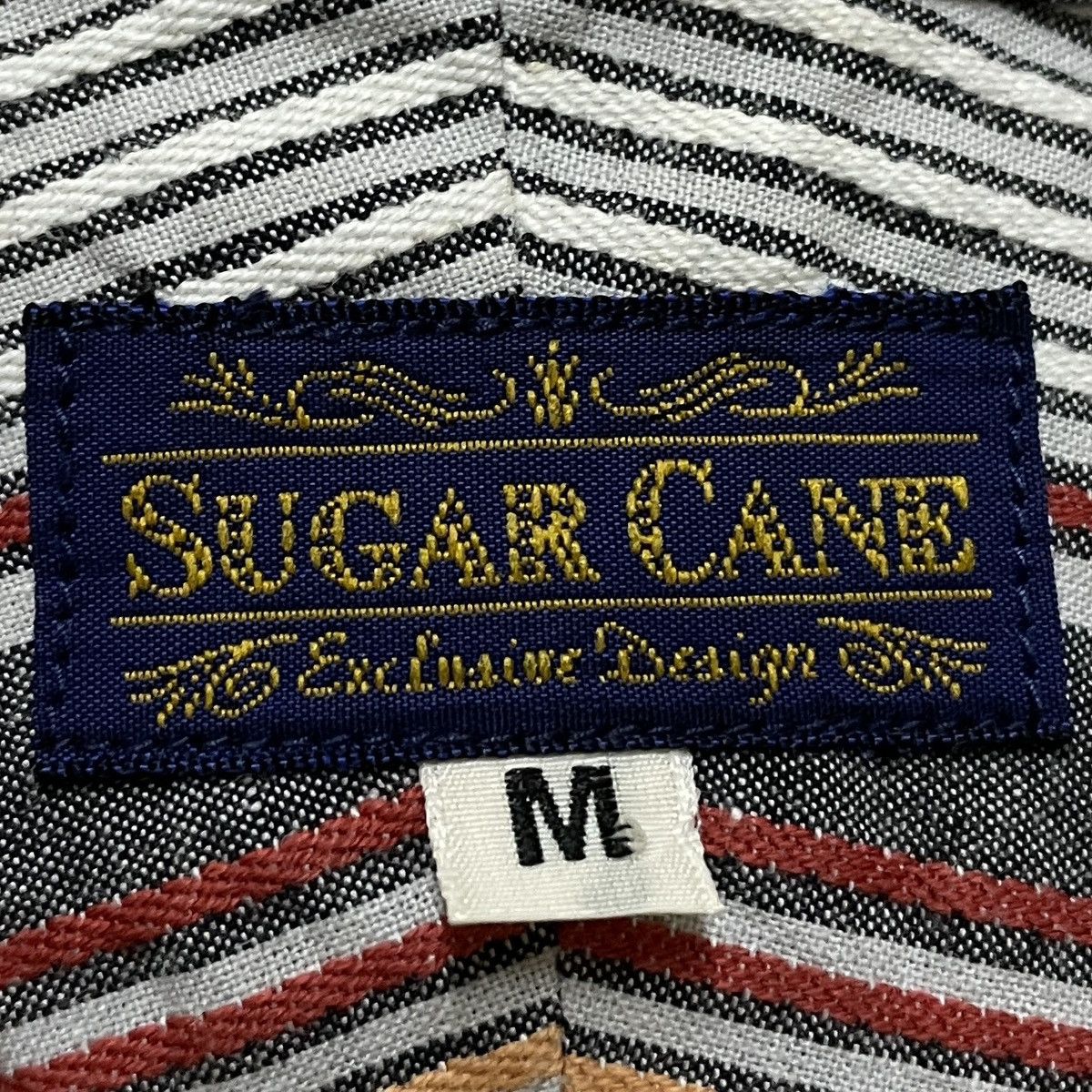 Japanese Brand × Sugar Cane × Toyo Enterprises Rare Design Vintage Brand Sugar Cane Toyo Stripe Shirt 1990s Size US M / EU 48-50 / 2 - 9 Thumbnail