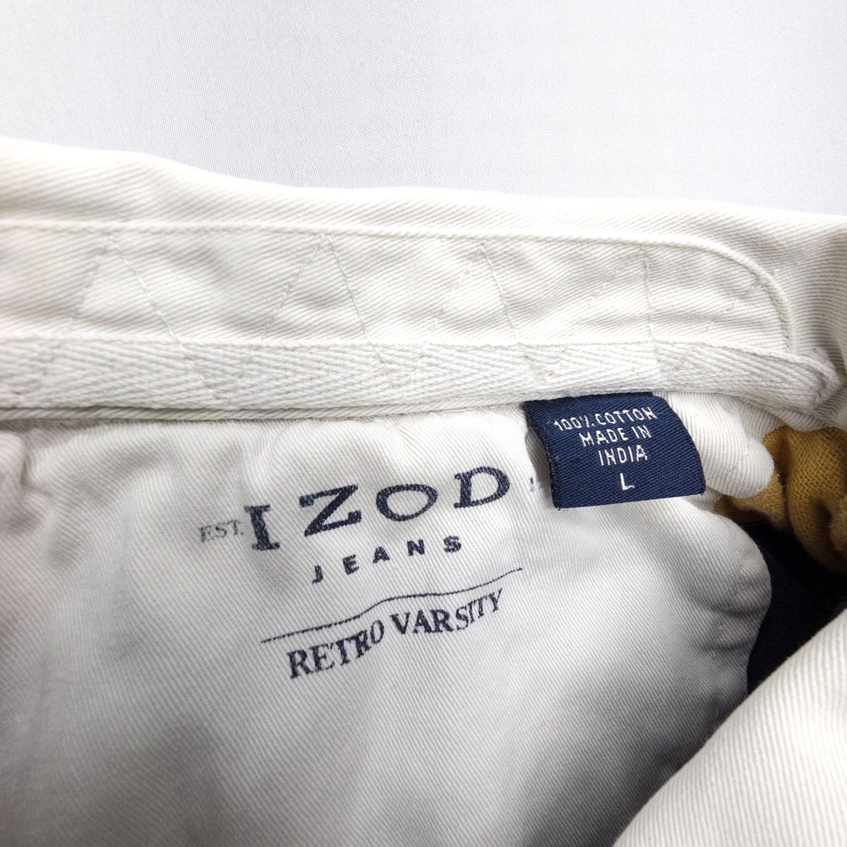 Izod IZOD Polo Shirt Mens Large Striped Cotton Long Sleeve Retro 90s Rugby Size US L / EU 52-54 / 3 - 3 Thumbnail